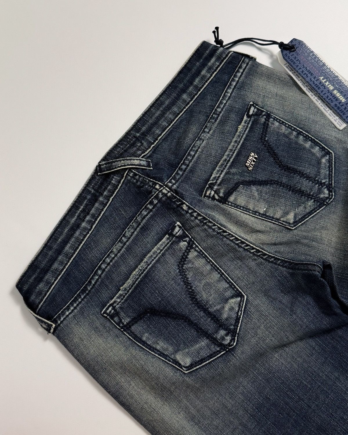 Beauty Beast × Hysteric Glamour × Miss Sixty Brand New Miss Sixty Distressed Washed Slim Skinny Jeans Size 27" / US 4 / IT 40 - 8 Thumbnail