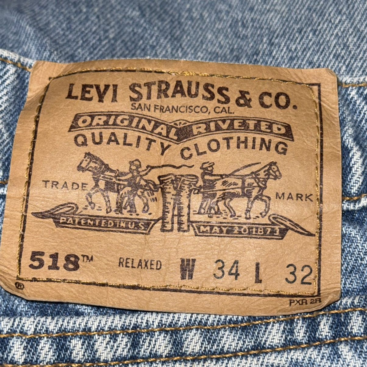 Levi's Vintage Clothing Vintage Levi's 518 Relaxed rare orange tab jeans 34/32 Size US 34 / EU 50 - 7 Thumbnail