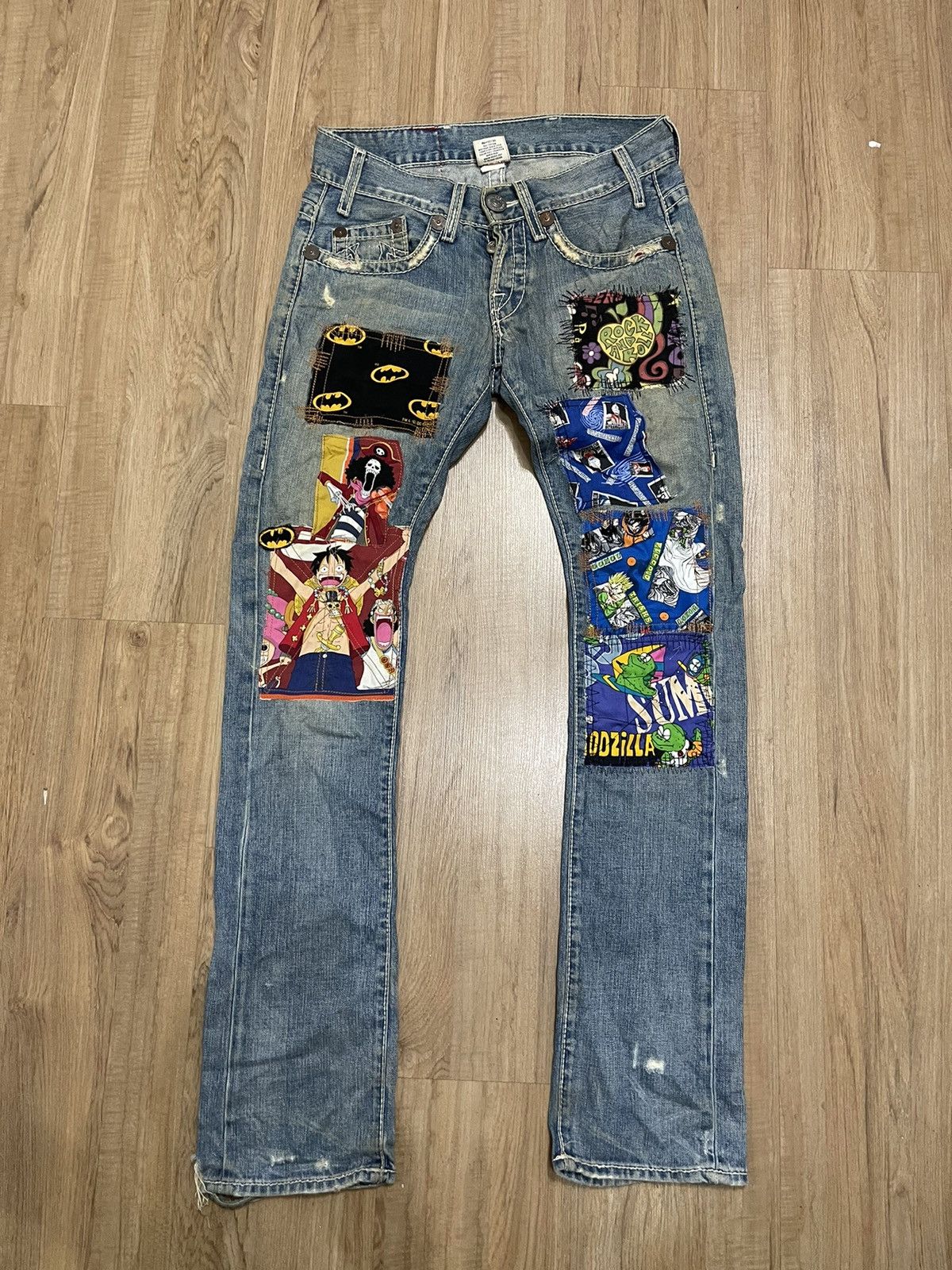 True Religion Vintage True Religion Custom distress jeans Size US 32 / EU 48 - 1 Thumbnail