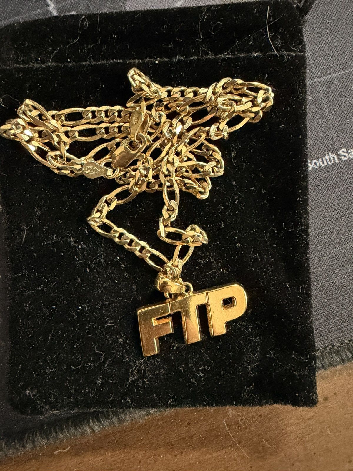 Fuck The Population × G59 Records FTP Gold Microplated Chain / Pendant Size ONE SIZE - 4 Thumbnail