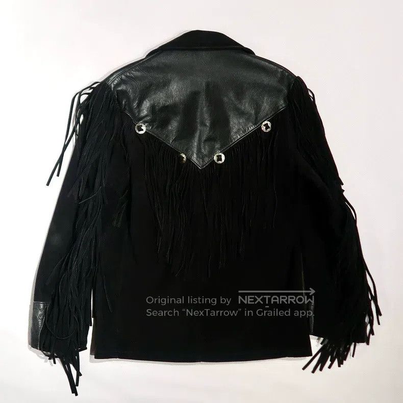 Schott Schott Medieval tassel dark pattern relief suede spliced l Size US S / EU 44-46 / 1 - 2 Thumbnail