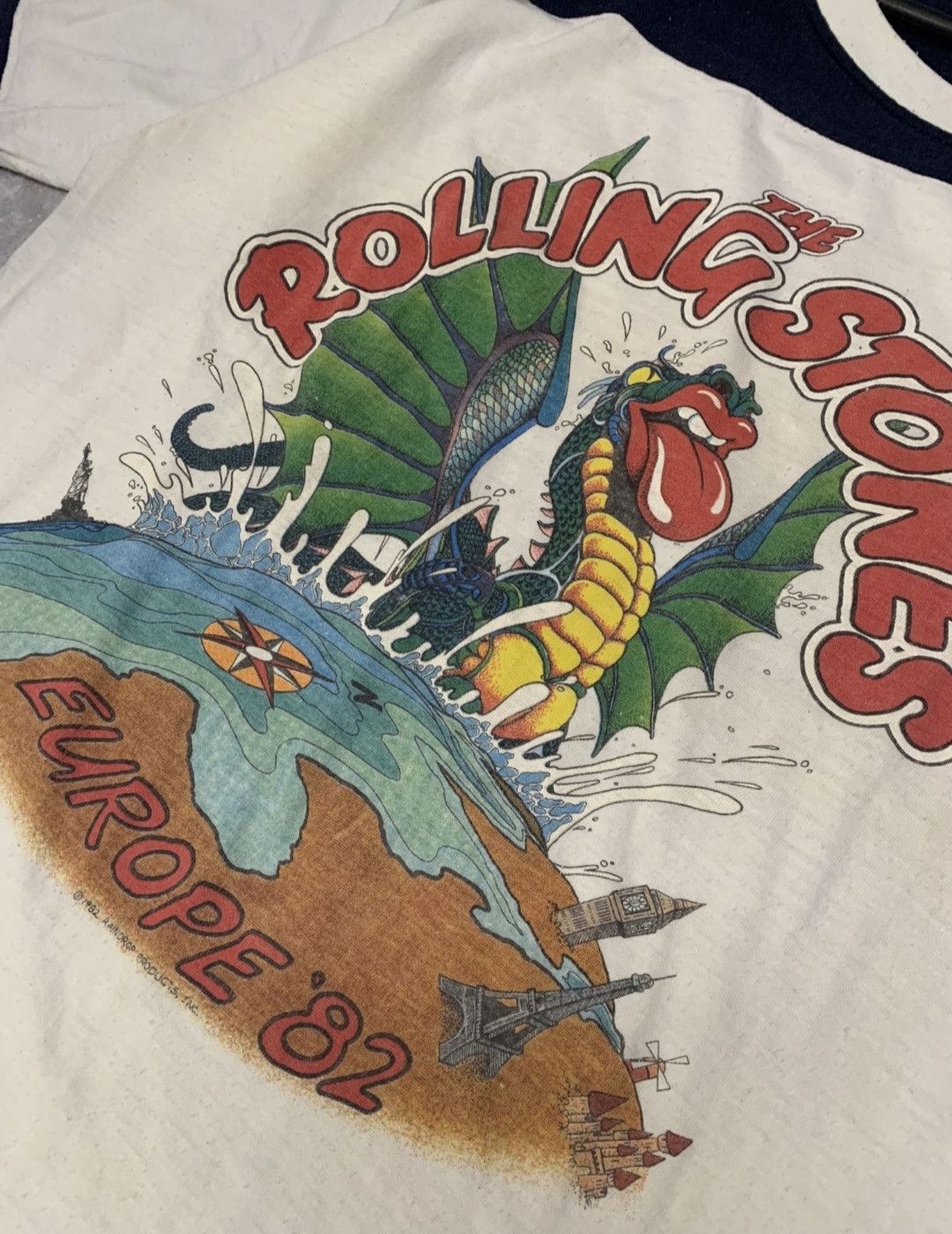 Band Tees Vintage Rolling Stones 82 Tour T-shirt Size US L / EU 52-54 / 3 - 4 Thumbnail