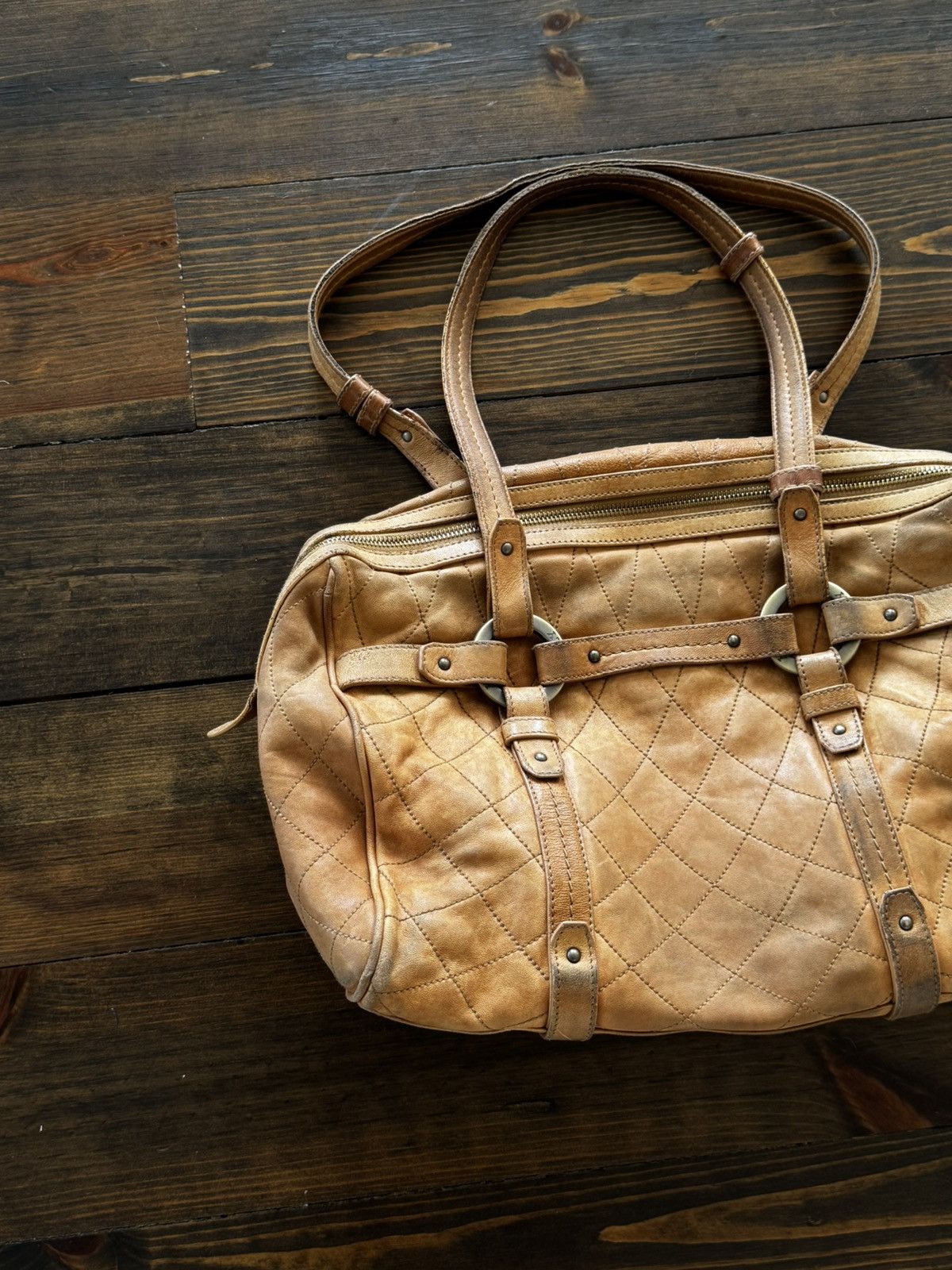 Bally Bally Heavy Leather 90s Luxury Handle Bag Size ONE SIZE - 3 Thumbnail