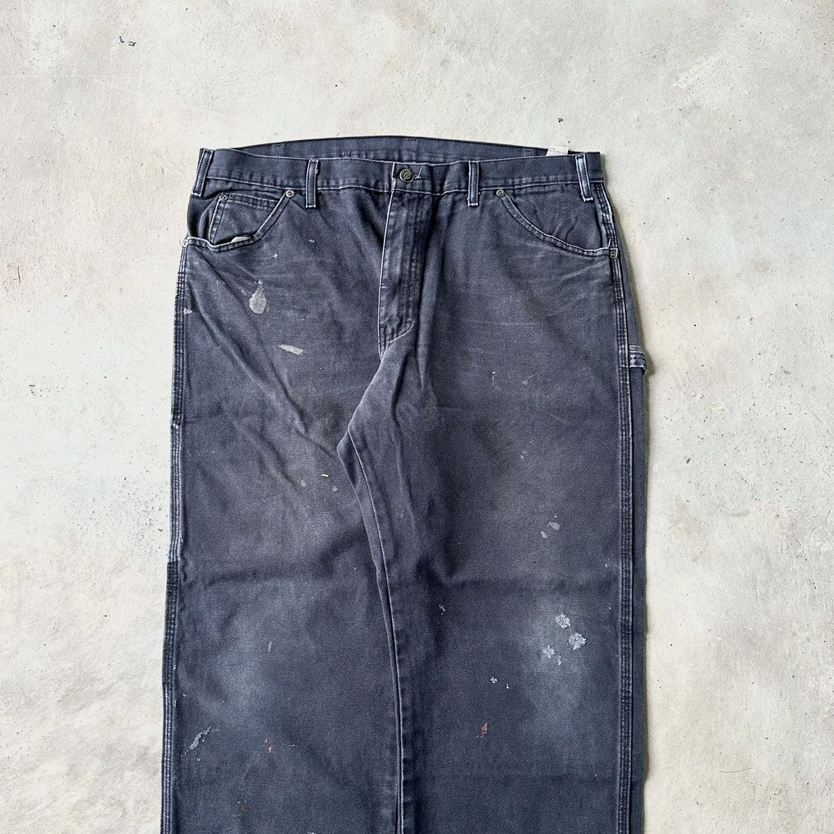 Carhartt × Dickies (38x32) Crazy Vintage Y2K Dickies Carpenter Distressed Size US 38 / EU 54 - 2 Thumbnail