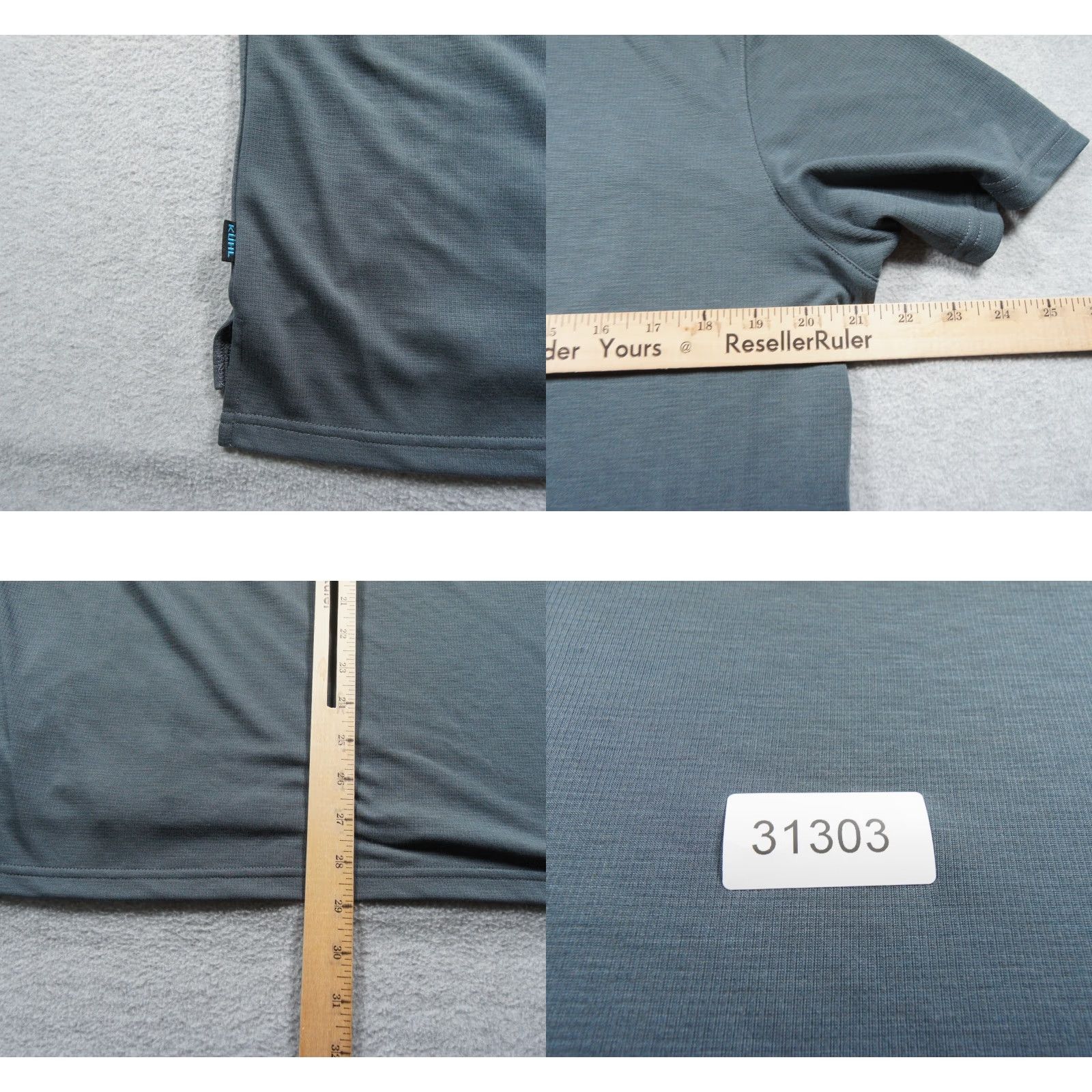 Vintage Kuhl Shirt Mens Medium Blue Short Sleeve Polo Outdoor Hiking Casual Lightweight Polo Shirt Mens Medium Blue Short Sleeve Size US M / EU 48-50 / 2 - 8 Thumbnail