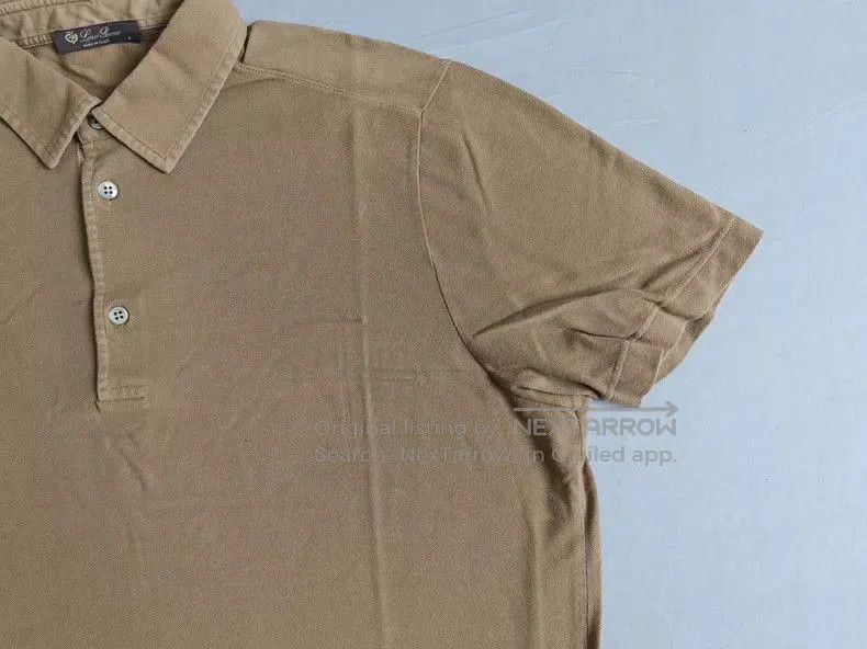 Loro Piana Loro Piana Men's Short Sleeve Polo Shirt. Size US M / EU 48-50 / 2 - 5 Thumbnail