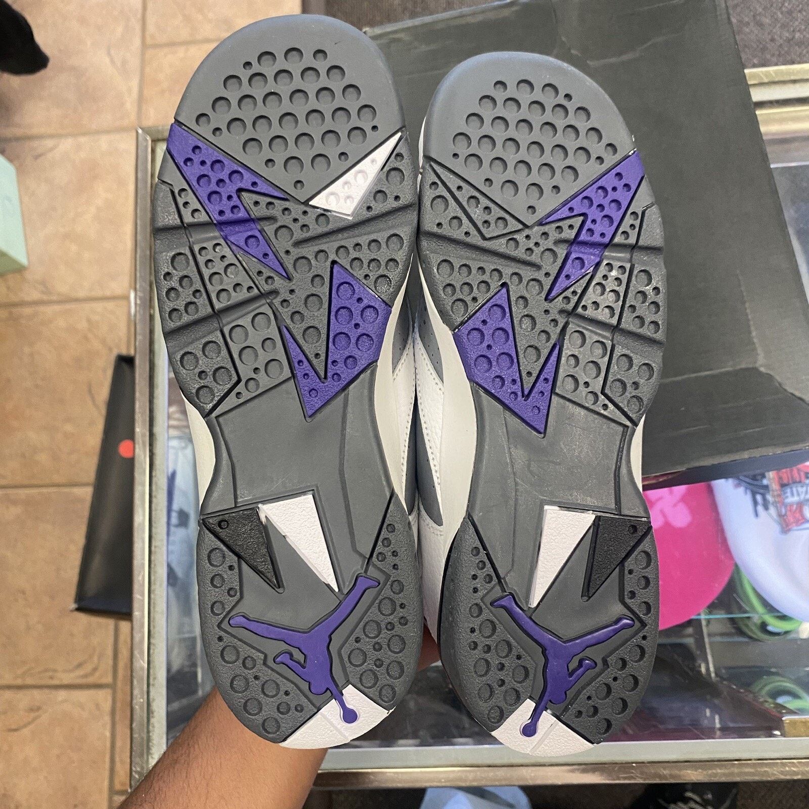 Jordan Brand Nike Air Jordan 7 Retro Flint DJ2777-100 2021 Youth Size 6Y Size US 6 / EU 39 - 3 Thumbnail