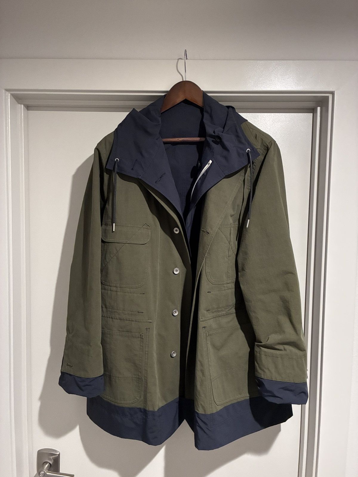 Sacai Sacai Reversible Ripstop Coat Size US L / EU 52-54 / 3 - 1 Thumbnail
