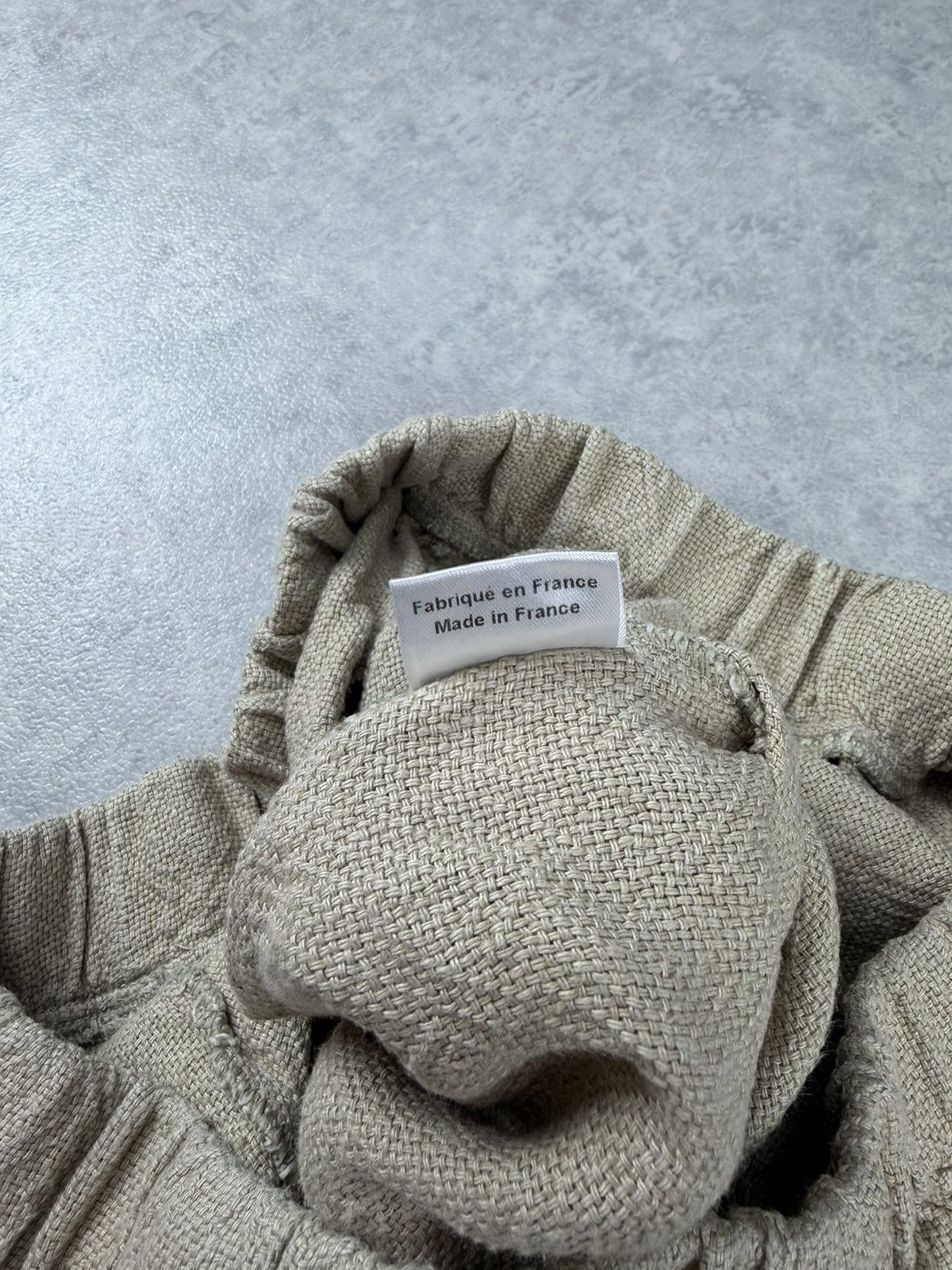 Other Ateliers Francais de Confection Linen Pants Beige Size 3 Size 30" / US 8 / IT 44 - 11 Thumbnail