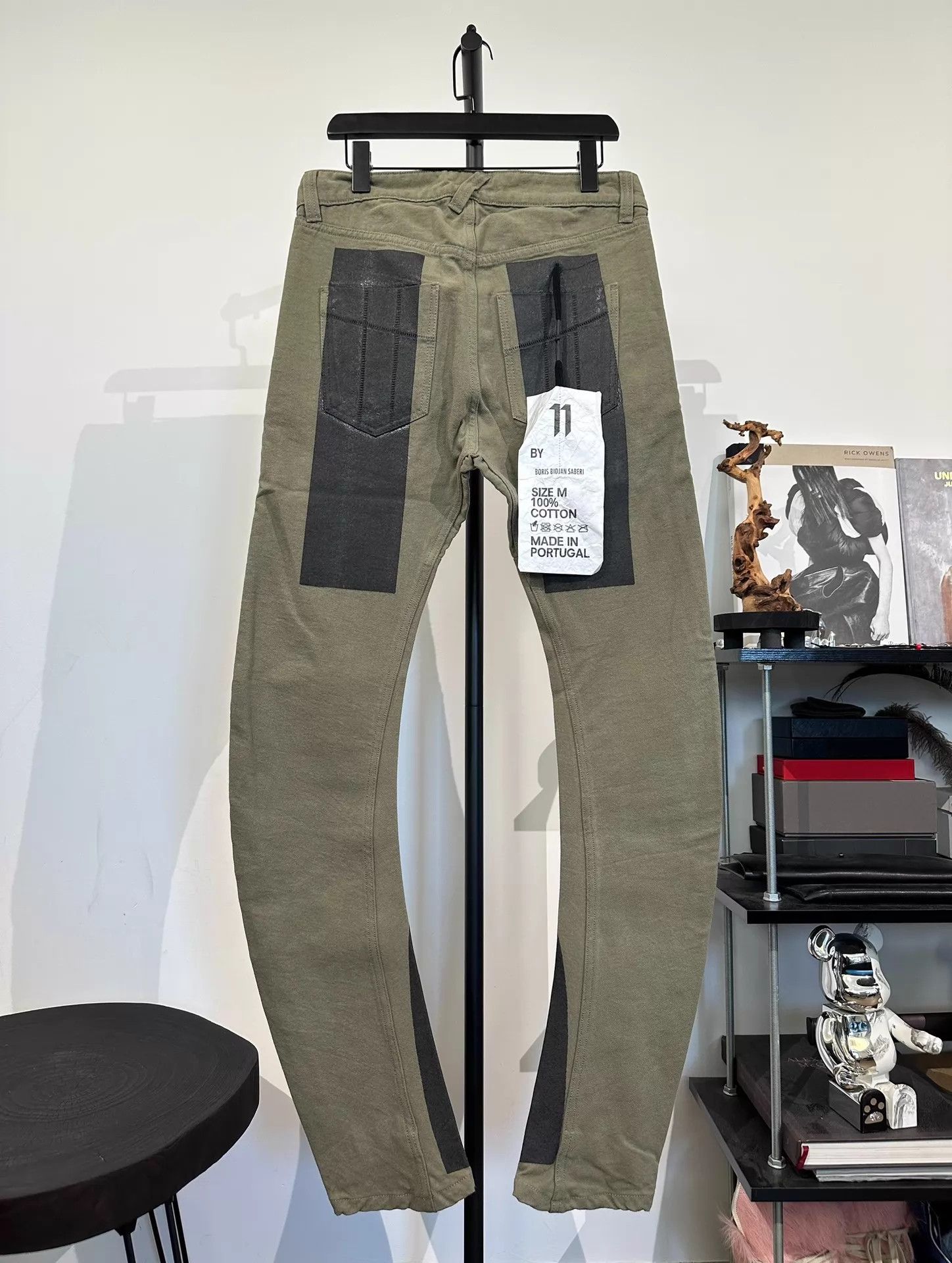 Boris Bidjan Saberi Boris Bidjan Saberi 11by bbs P1 Canvas Glued Pants Size US 32 / EU 48 - 2 Thumbnail