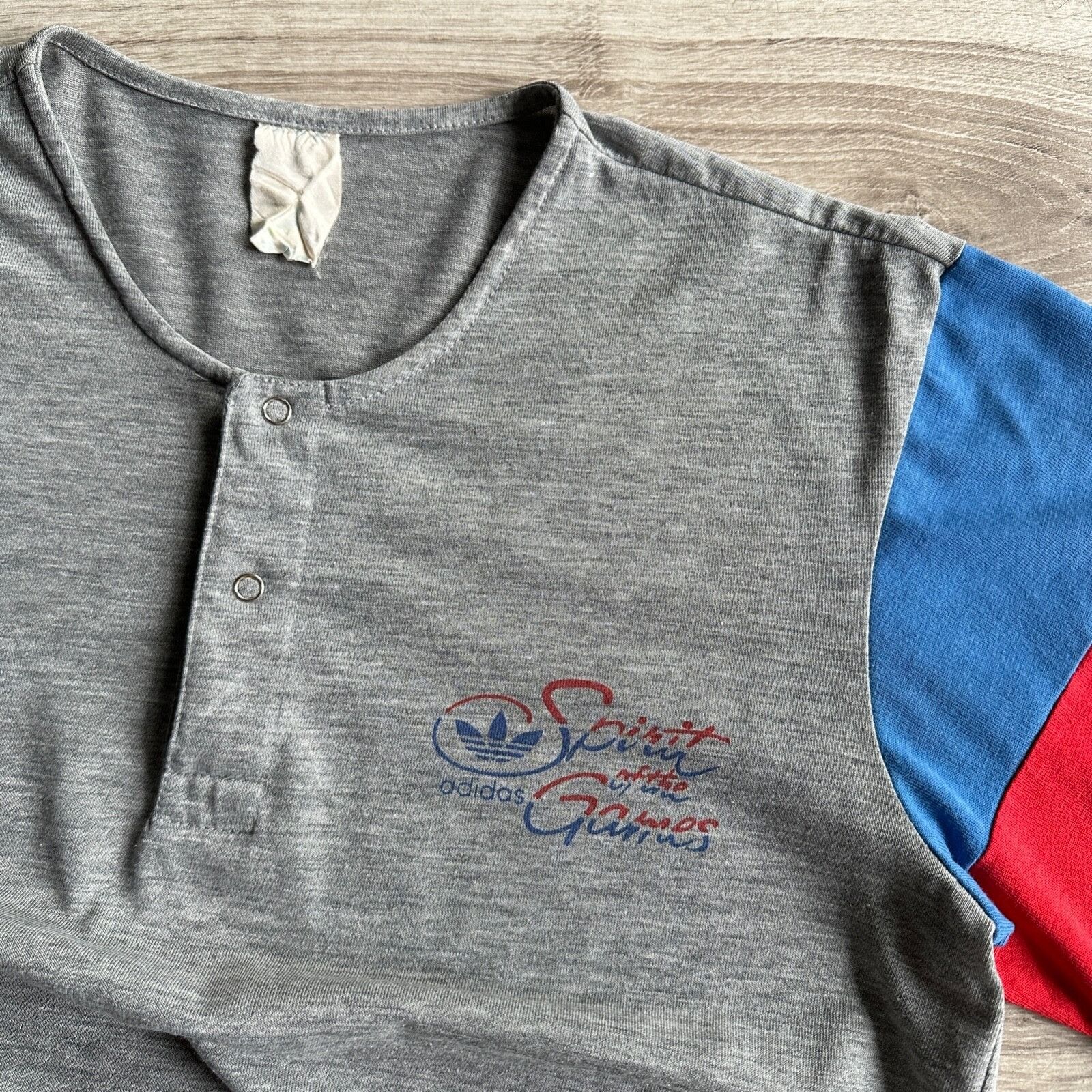 Adidas Adidas Originals Vintage Spirit of the Games T Shirt 9050AC Size US S / EU 44-46 / 1 - 2 Thumbnail