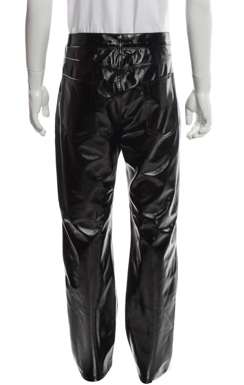 Yves Saint Laurent Black Yves Saint Laurent Patent Leather pants (2022) Size US 33 - 2 Thumbnail
