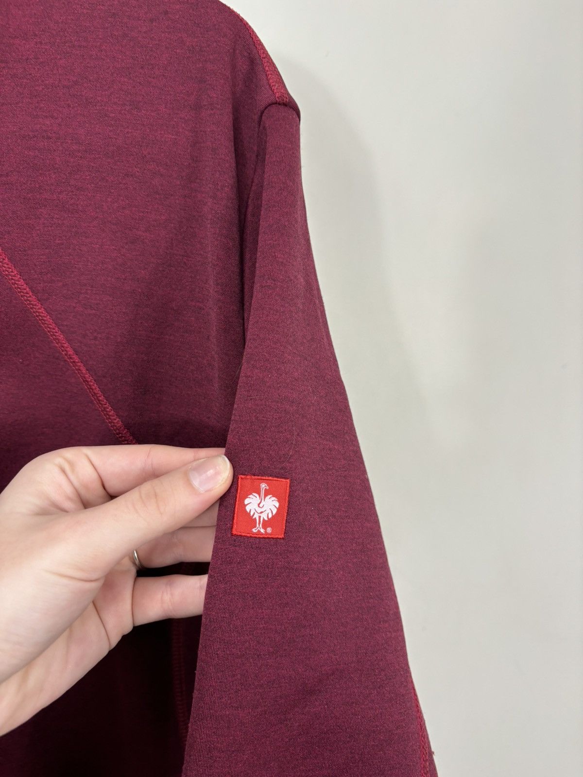 Other Engelbert Strauss Women’s Burgundy Red Work Fleece Jacket Size XL / US 12-14 / IT 48-50 - 12 Thumbnail
