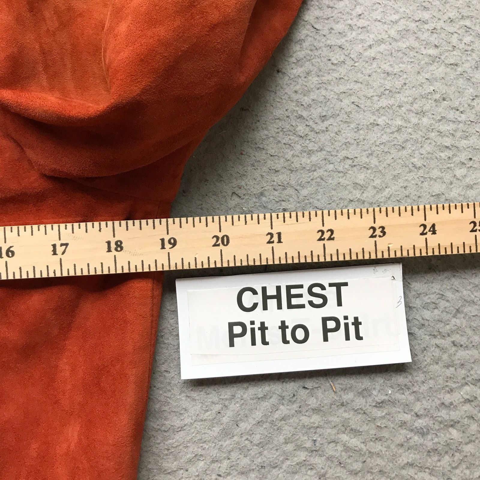 Topshop Topshop Suede Leather Biker Moto Jacket Womens Small Orange Size S / US 4 / IT 40 - 5 Thumbnail