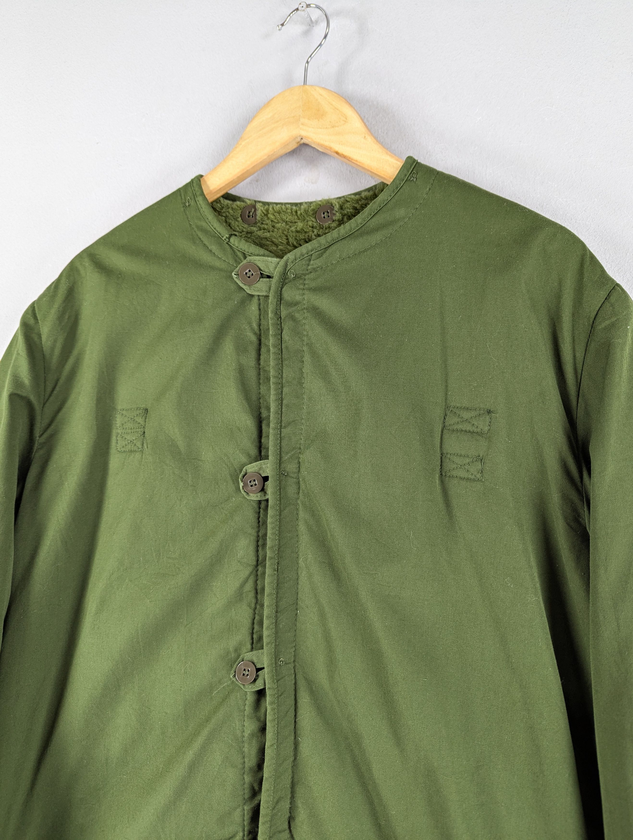 Vintage 60-70s Sweedish Army M59 Boa Liner Military Jacket