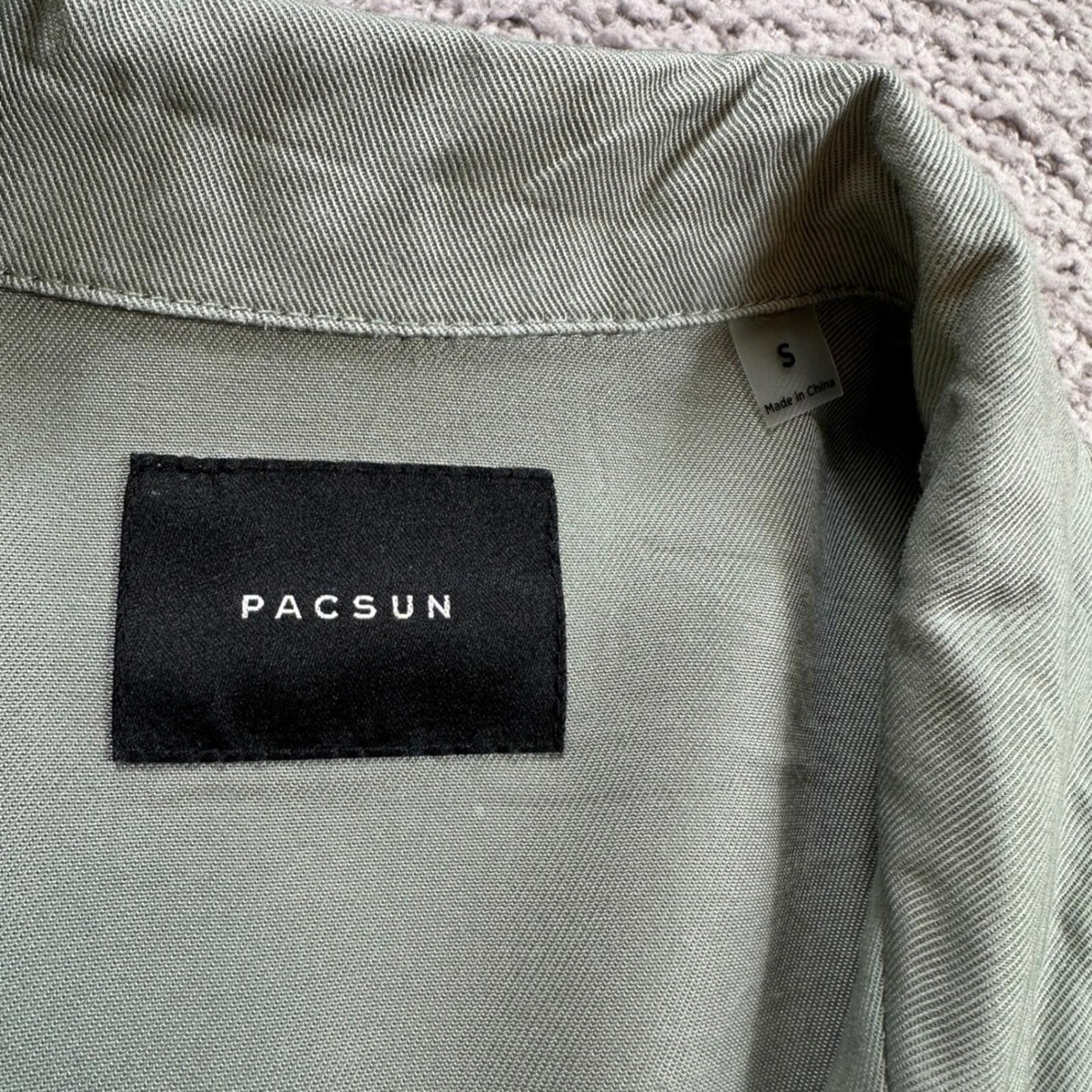 Pacsun PACSUN Shirt Mens Lyocell Short Sleeve Camp Button Up S Size US S / EU 44-46 / 1 - 4 Thumbnail