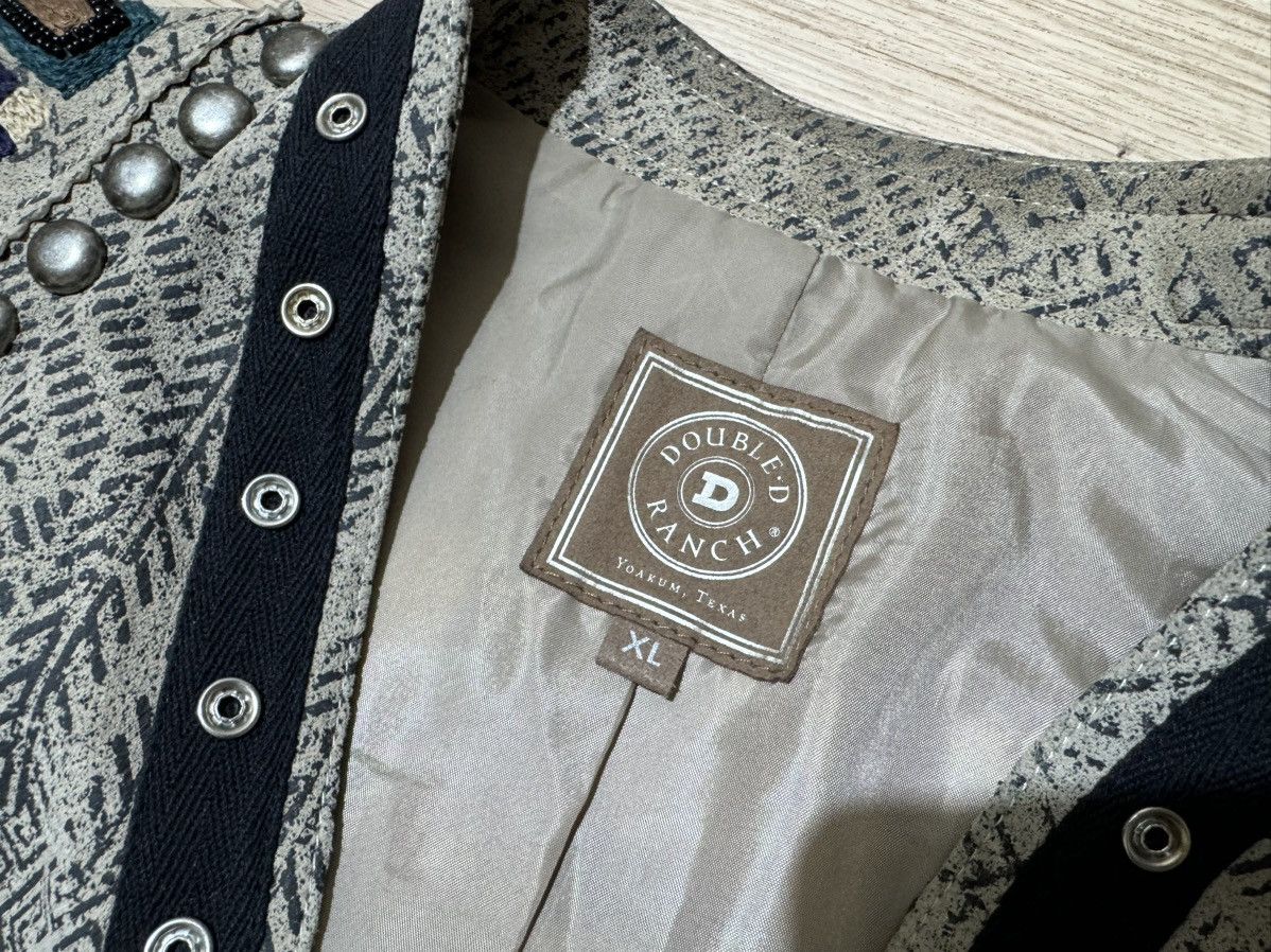 Designer × Double D Ranch Double D Ranch leather cape jacket strings embroidery beads Size XL / US 12-14 / IT 48-50 - 6 Thumbnail
