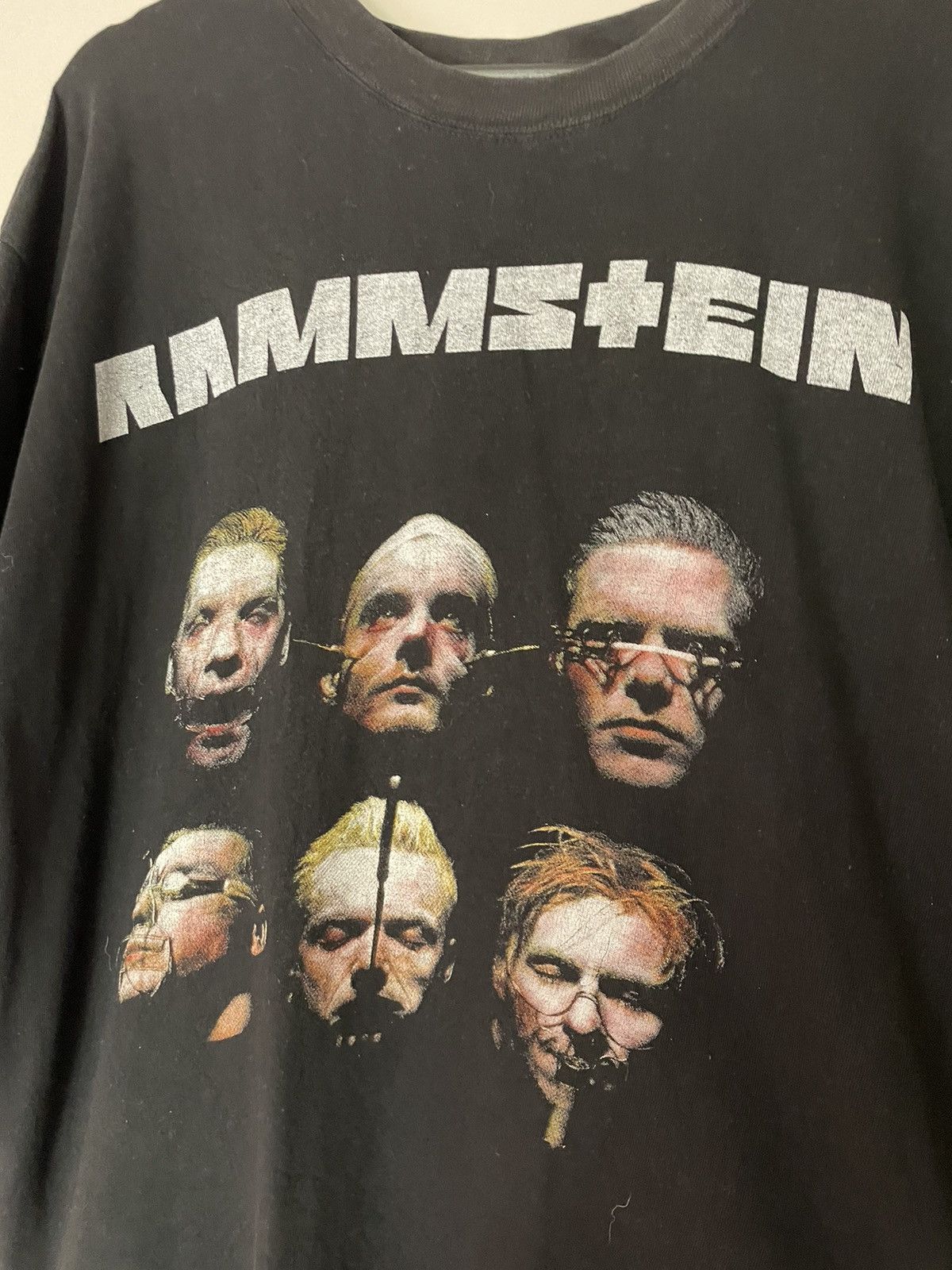 Band Tees × Vintage 1997 Rammstein Sehnsucht Tee Size US XL / EU 56 / 4 - 2 Thumbnail