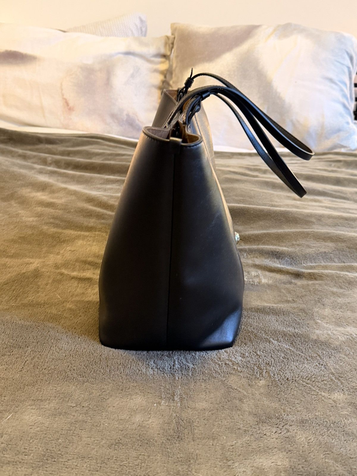 Jacquemus Jacquemus The Marino Leather Tote Size ONE SIZE - 3 Thumbnail