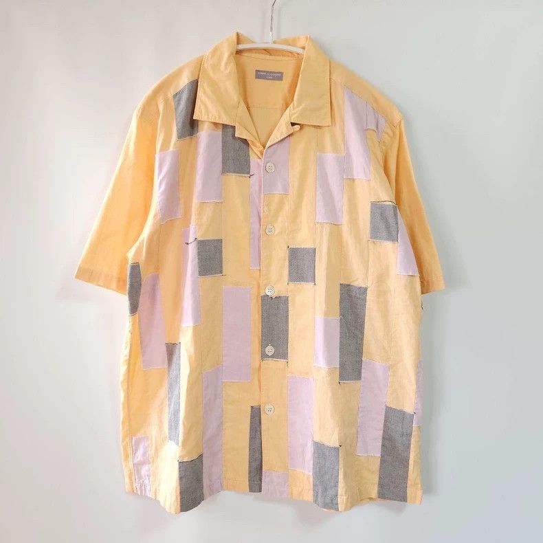 Comme des Garcons Comme Des Garcons Patchwork short-sleeved shirt Size US S / EU 44-46 / 1 - 1 Thumbnail