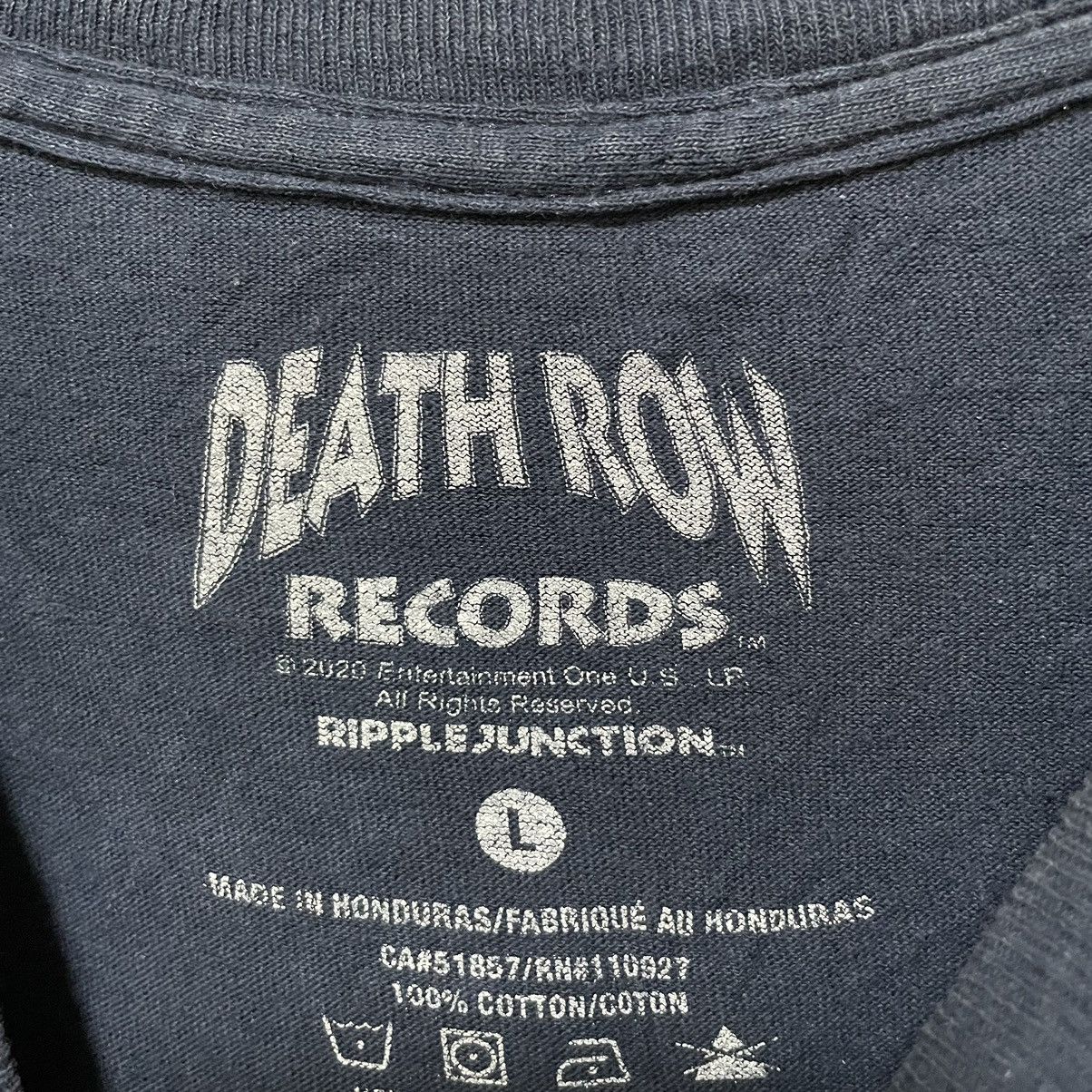 Death Row Records × Rap Tees × Vintage Vintage Death Row Records Official Reissue T Shirt Size US L / EU 52-54 / 3 - 3 Thumbnail