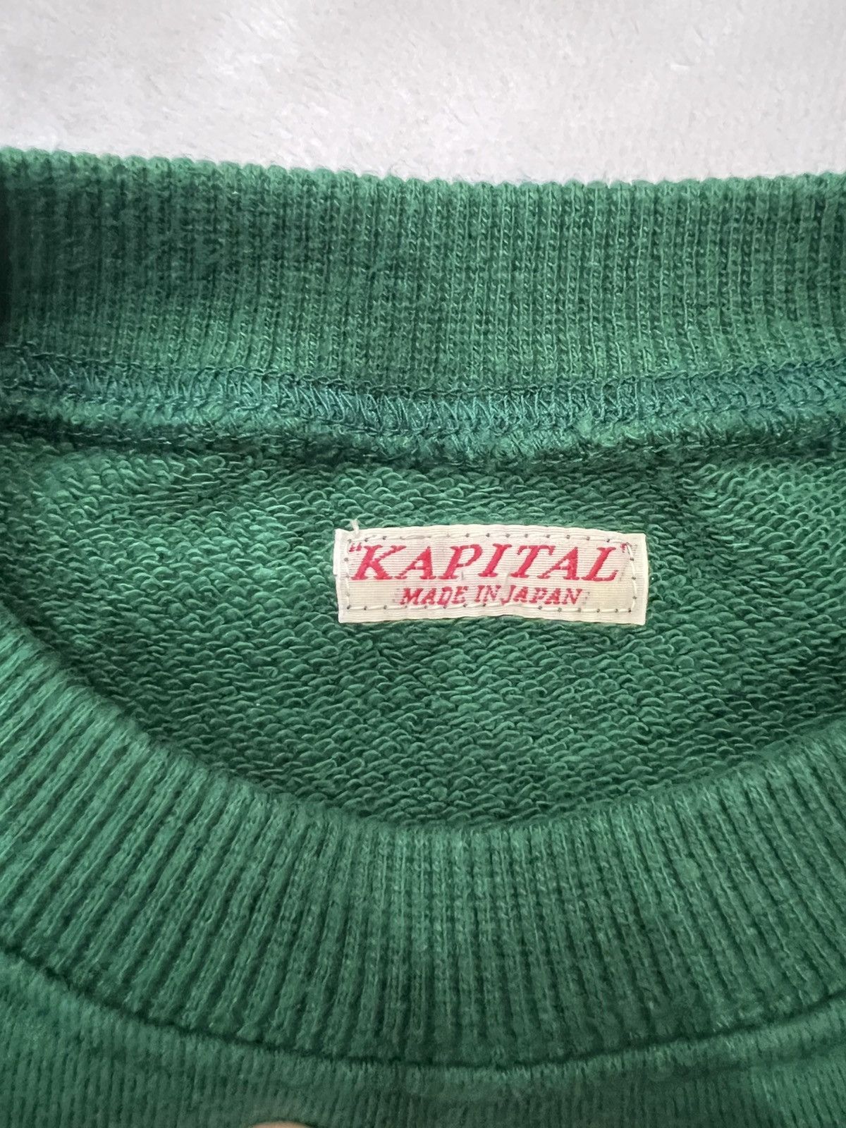 Kapital Kapital Fleece BIG Sweatshirt (BIG KOUNTRY) sweater Size US L / EU 52-54 / 3 - 7 Thumbnail