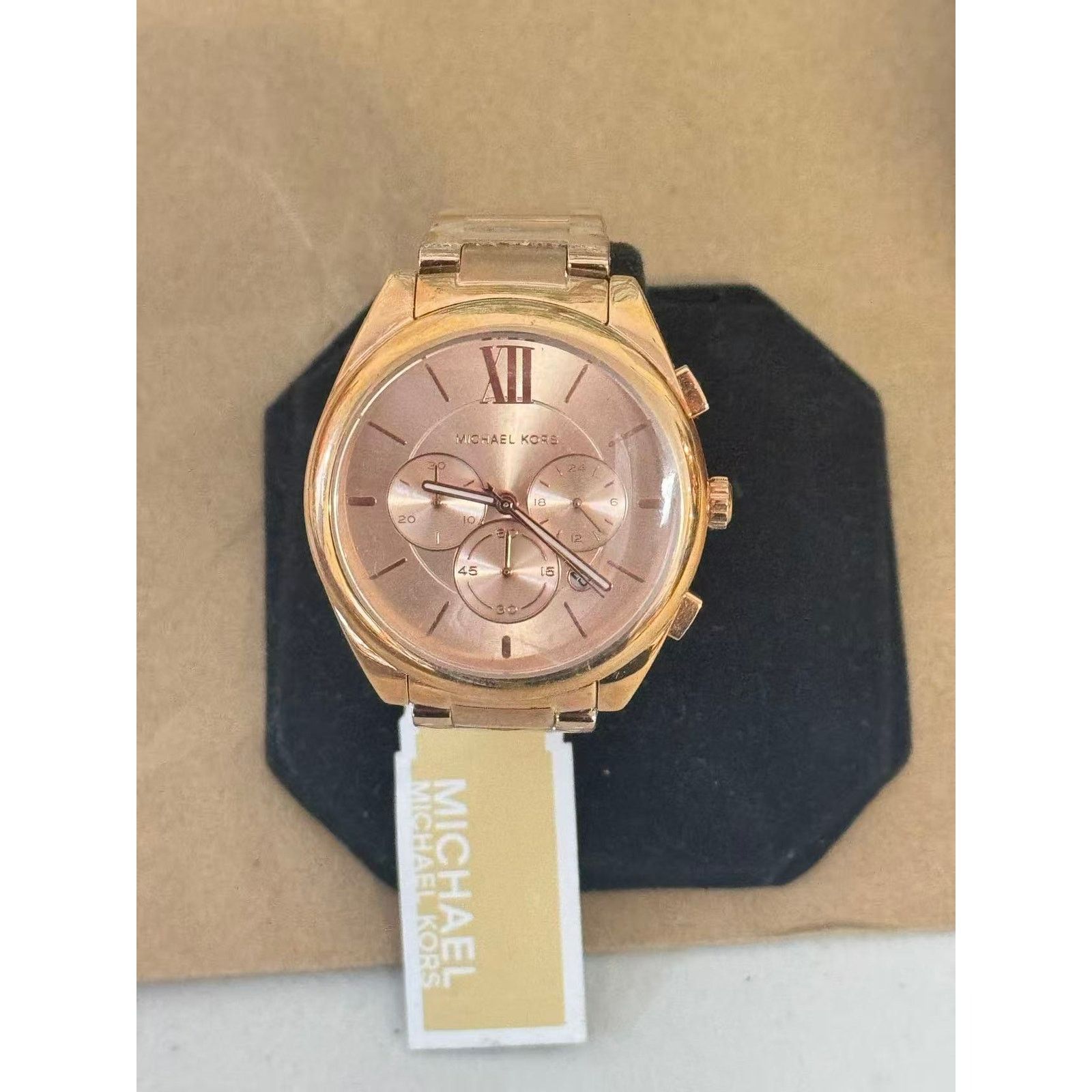 Michael Kors Michael Kors Janelle MK7108 Rose Gold Colored Steel Watch Size 42 - 4 Thumbnail