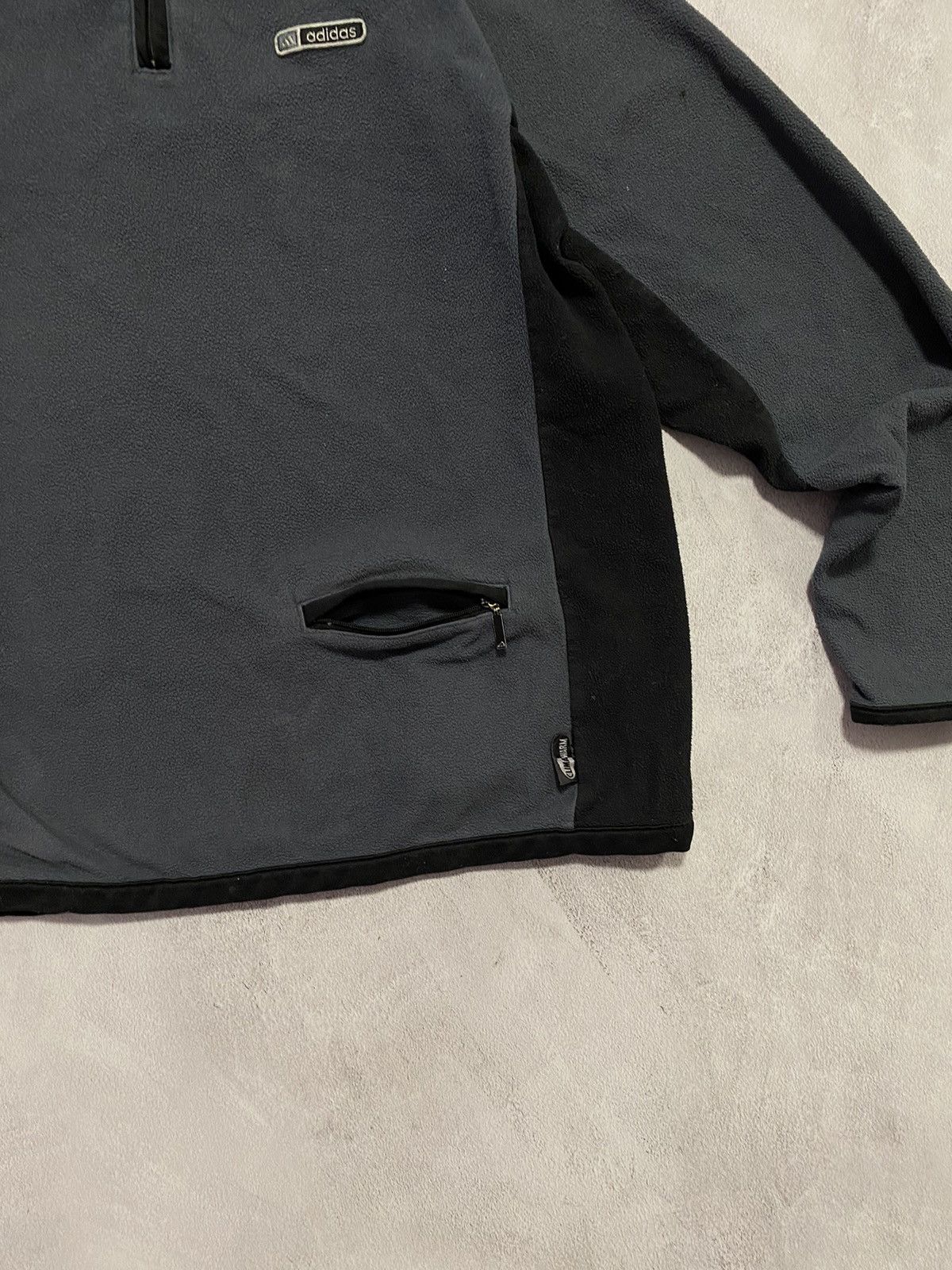 Adidas !! Vintage 80s Adidas 1/4 zip sweatshirt oversize Streetwear Size US S / EU 44-46 / 1 - 4 Thumbnail