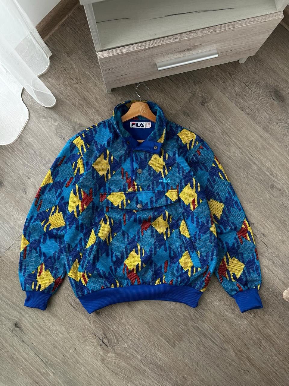 Fila × Vintage Vintage Fila Tech Retro Anorak Pocket Jacket Size US S / EU 44-46 / 1 - 3 Thumbnail