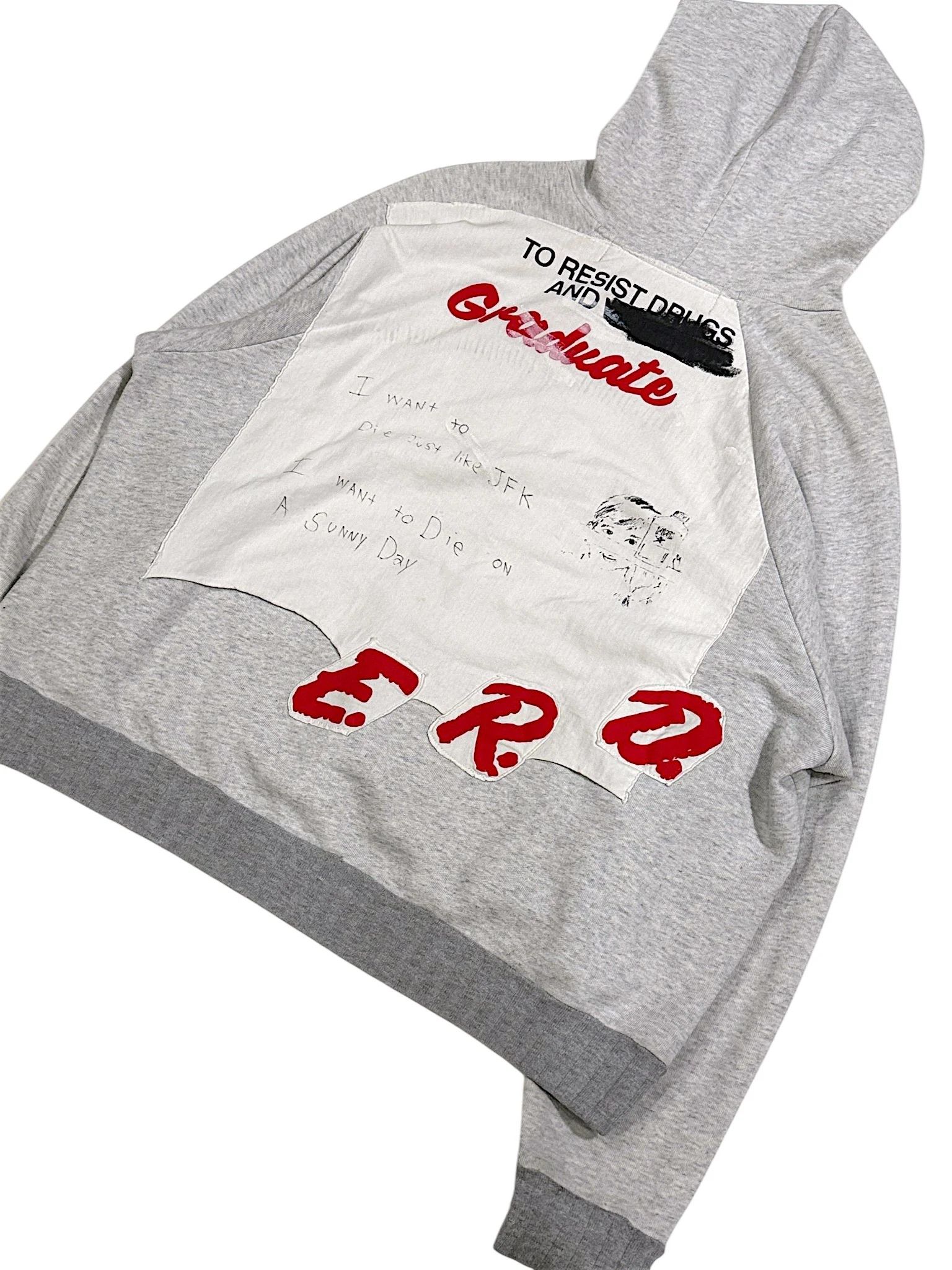 Enfants Riches Deprimes 1/5 Hand Drawn DARE Hoodie Grey Size US S / EU 44-46 / 1 - 3 Thumbnail