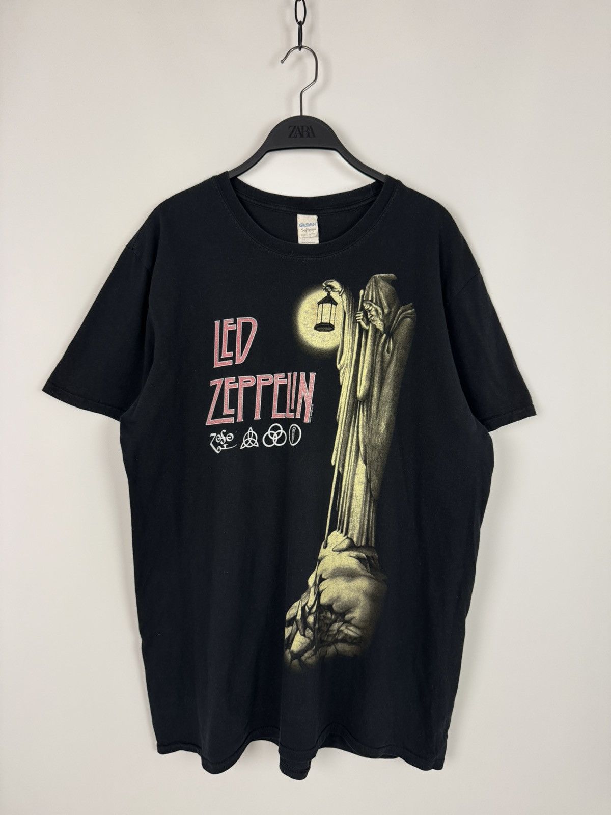 Band Tees 2012 Led Zeppelin Wizard Graphic T-Shirt Size US XL / EU 56 / 4 - 1 Thumbnail