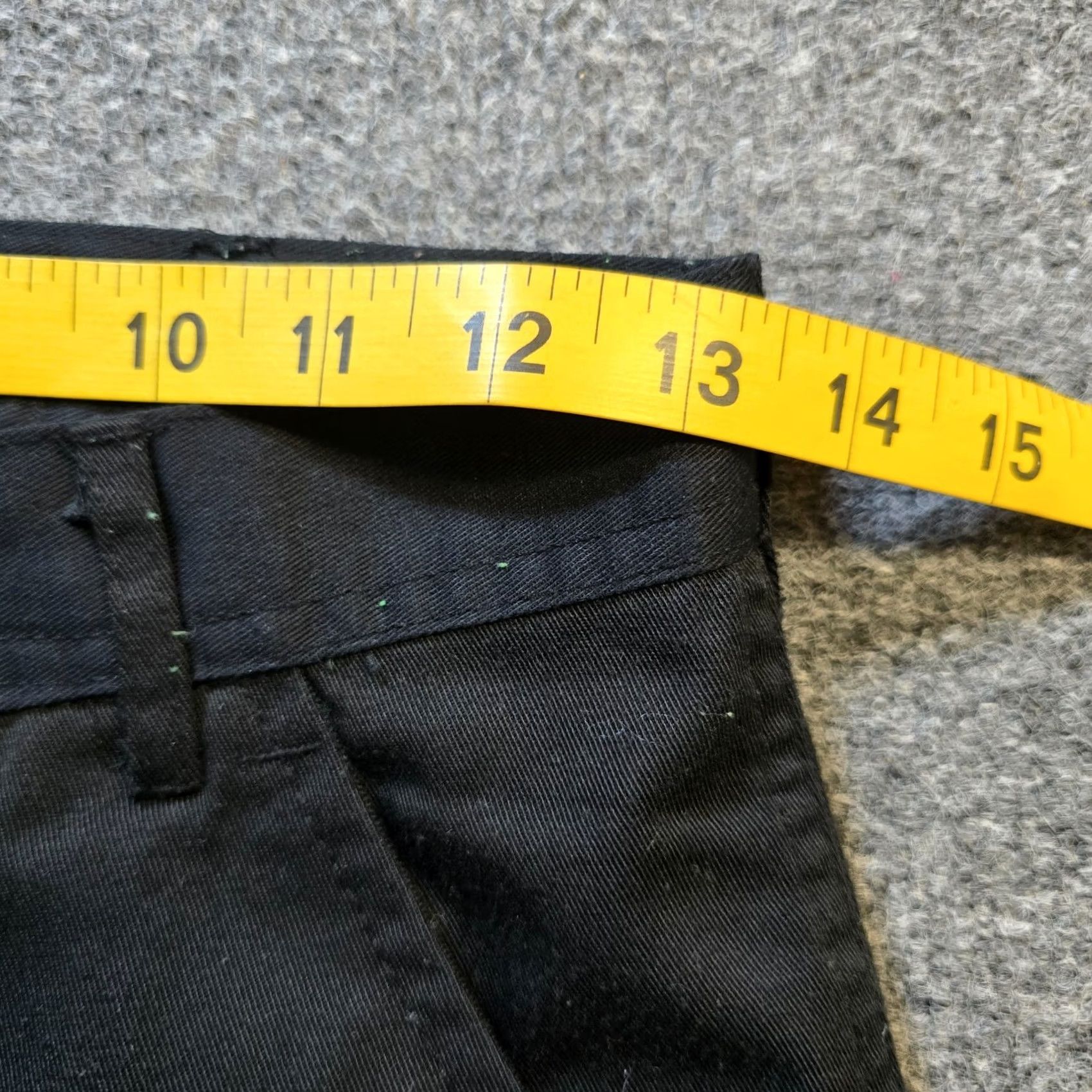 Vintage John Galt Pants Womens One Size Black Cargo Adjustable Straight Leg Casual Basic Size 42" / US 20 - 5 Thumbnail