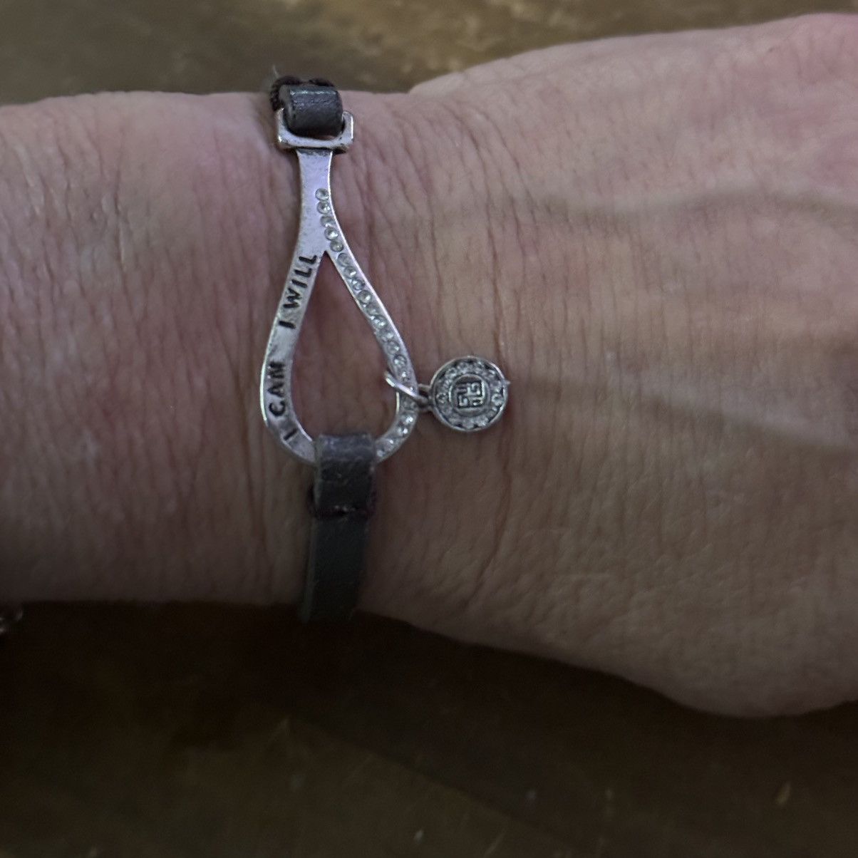 Other Good Works I Can, I Will inspirational leather bracelet Size ONE SIZE - 3 Thumbnail
