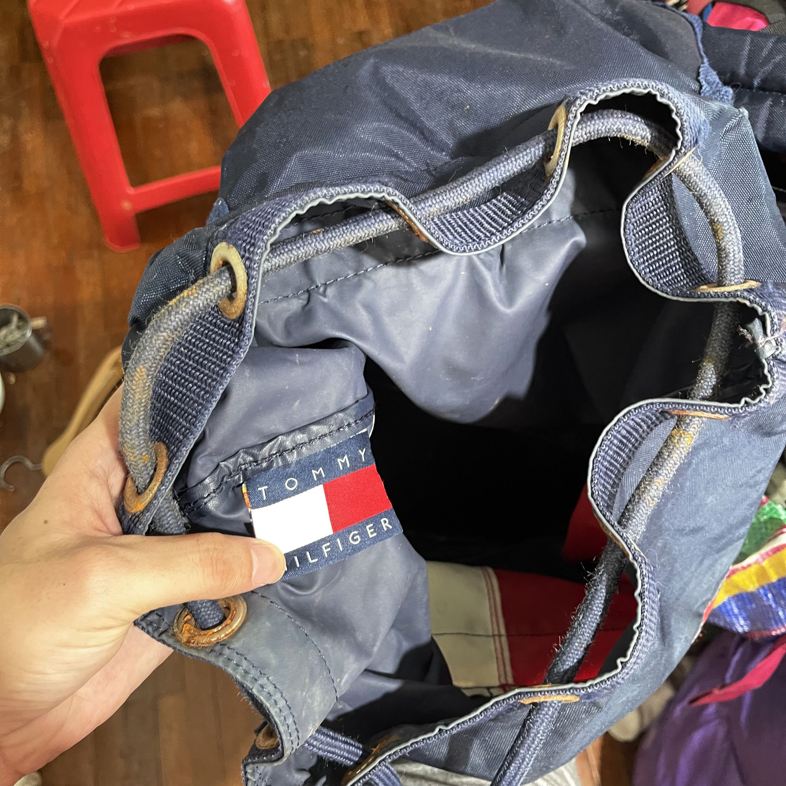 Tommy Hilfiger Vintage 90s Tommy Hilfiger Backpack Size ONE SIZE - 5 Thumbnail
