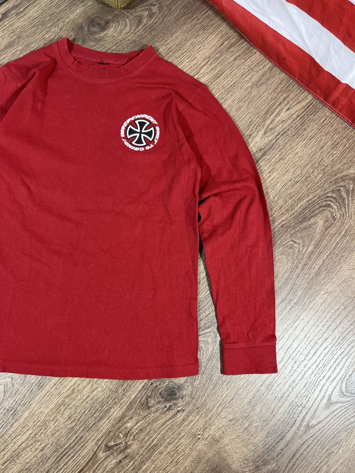 Independent Truck Co. Vintage 90s Independent Skateboard Long Sleeve Size US M / EU 48-50 / 2 - 4 Thumbnail
