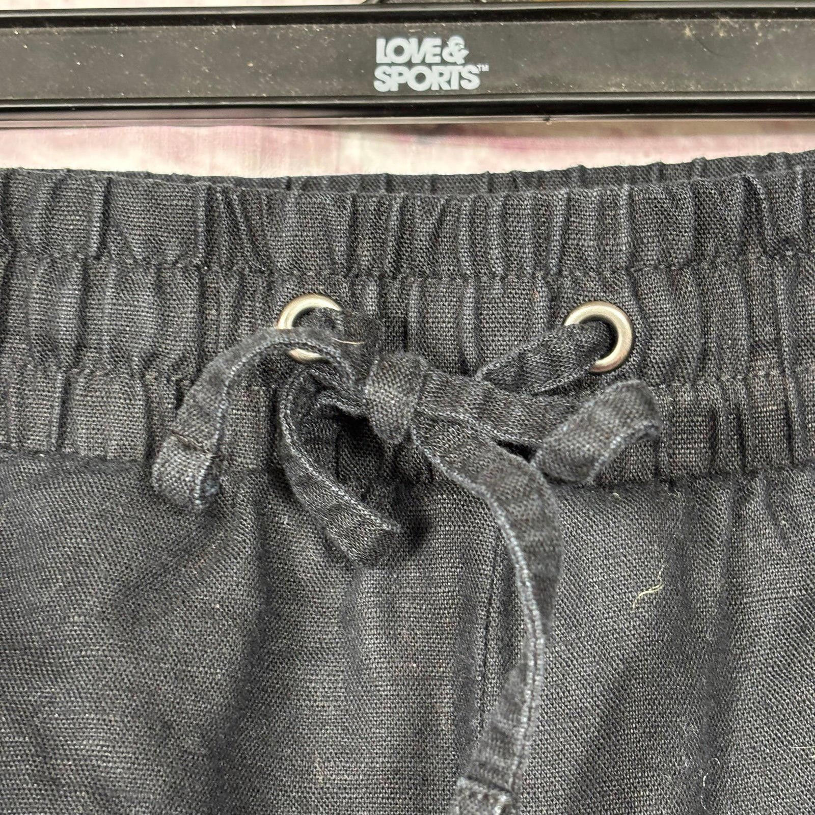 Other Amazon Essentials Women's XXL Black Drawstring Pants Size 42" / US 20 - 5 Thumbnail