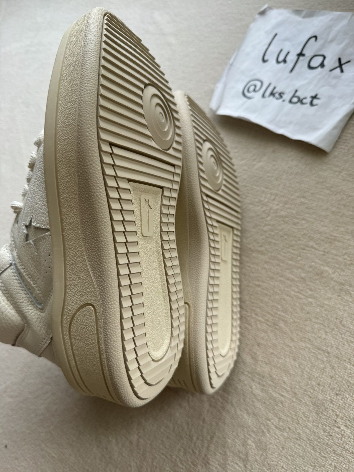 Converse × Rick Owens Drkshdw NEW | TURBOWPN DRKSHDW X CONVERSE WOMENS WHITE/MILK Size US 7 / IT 37 - 6 Thumbnail