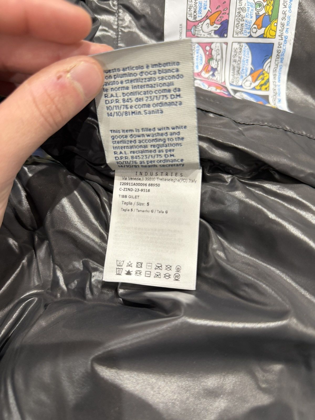 Moncler Moncler Tibb Down Vest Black Size: 5 (XL) Size US XL / EU 56 / 4 - 7 Thumbnail