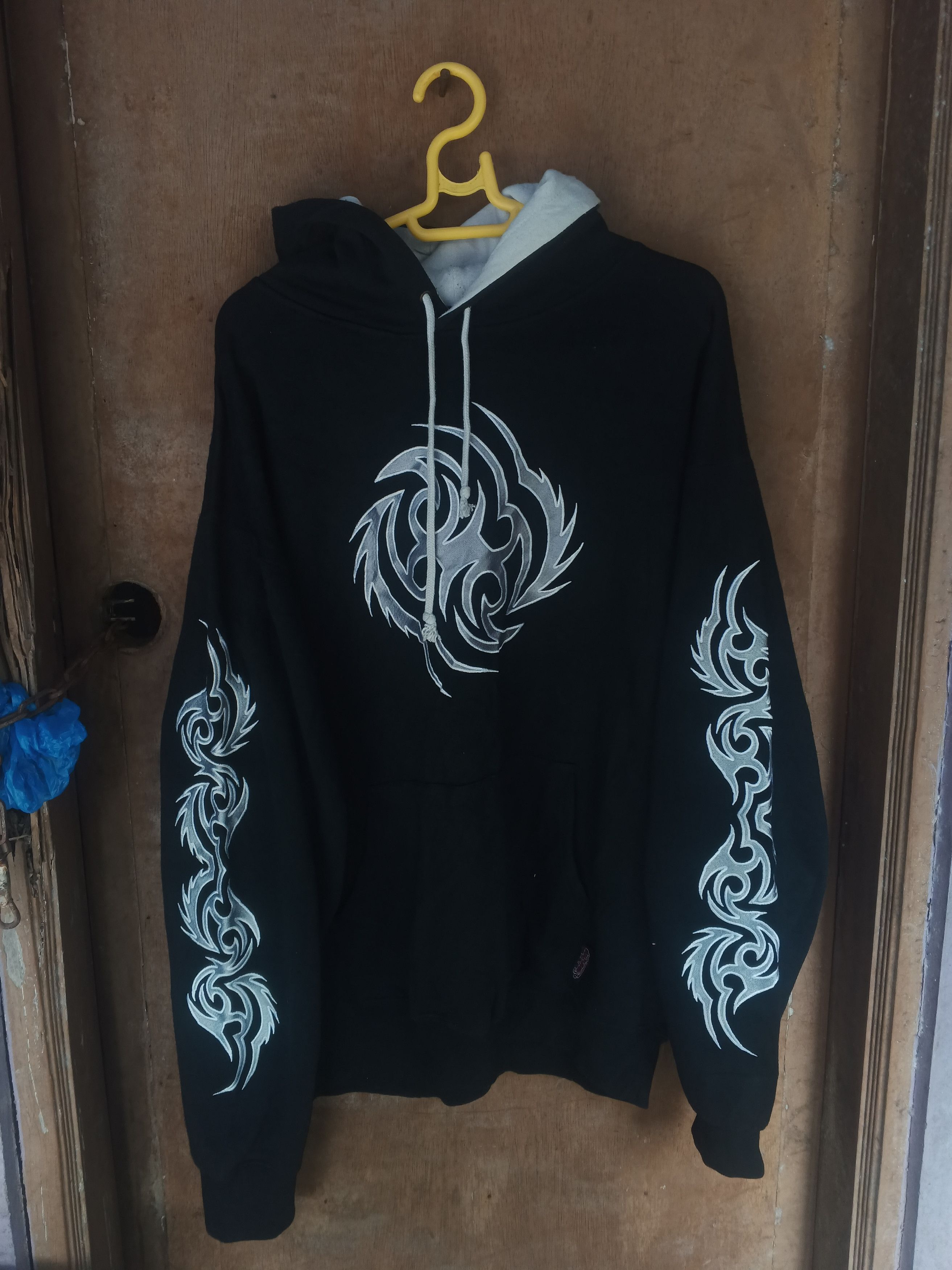 Other Y2K Sapphire Lounge Embroidered Hoodie Size US L / EU 52-54 / 3 - 1 Thumbnail