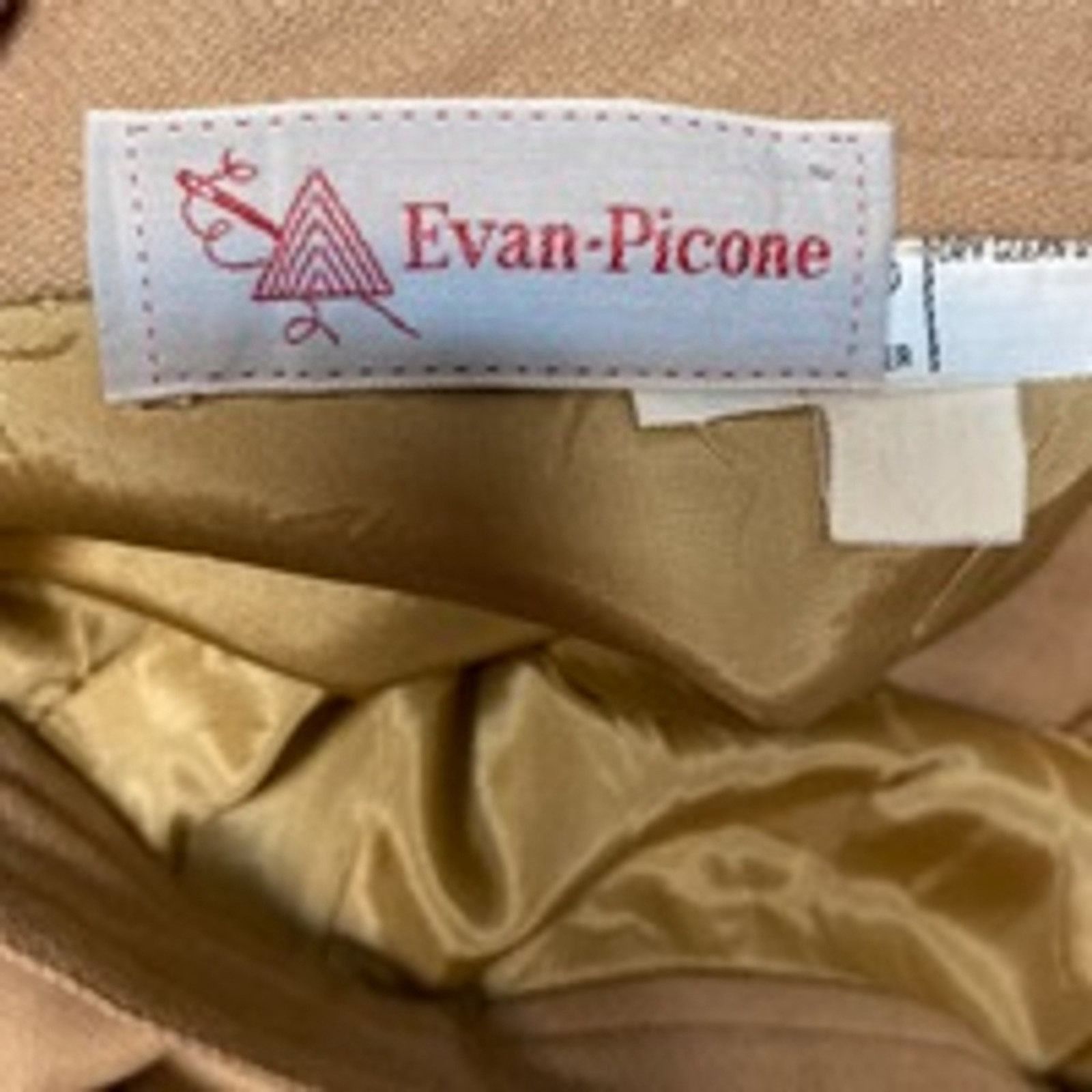 Evan Picone Vintage Academia Wool Blend Pleated A-Line Midi Skirt Size 30" / US 8 / IT 44 - 3 Thumbnail