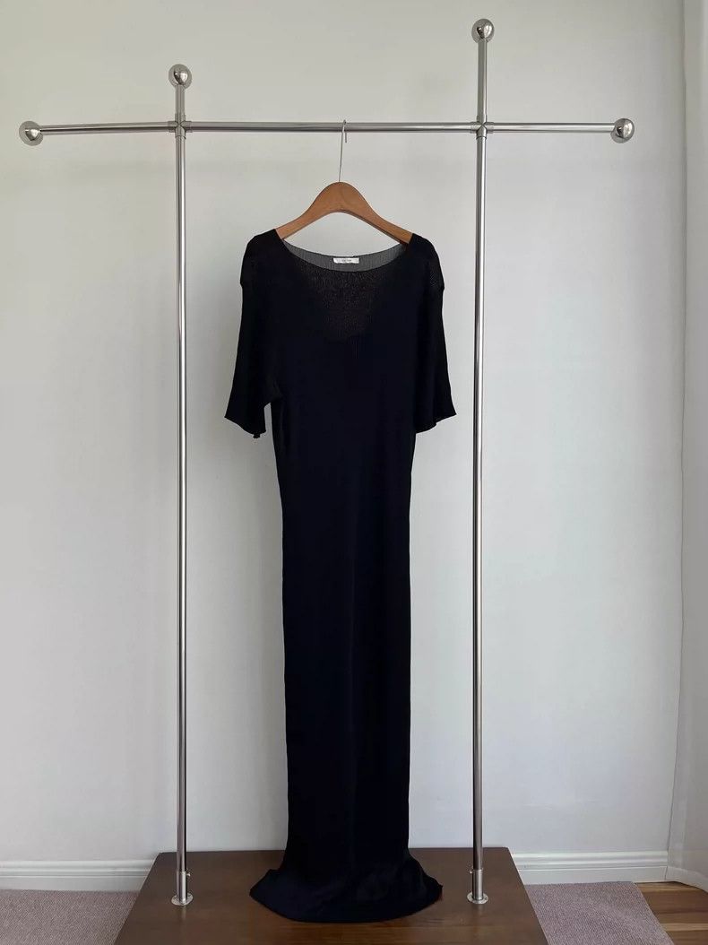 The Row The Row Gifu Black Dress Size US XL / EU 56 / 4 - 1 Thumbnail