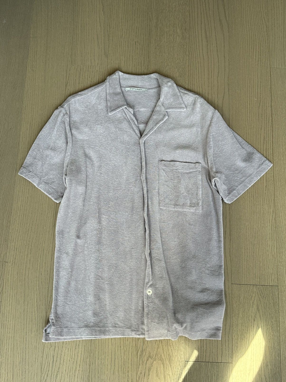 A Day's March Light Purple Terry Yamu Shirt Size US M / EU 48-50 / 2 - 1 Thumbnail