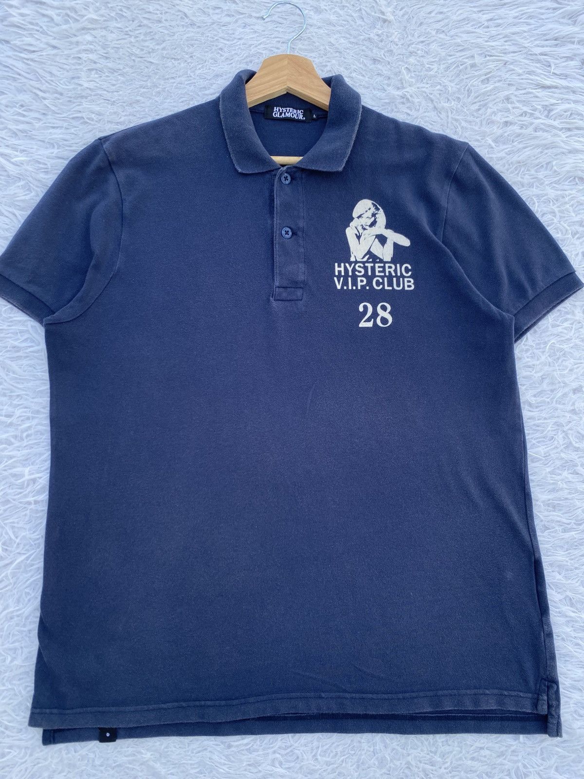 Hysteric Glamour Rare Vintage Hysteric Glamour VIP Club Polo Tee Size US M / EU 48-50 / 2 - 12 Thumbnail