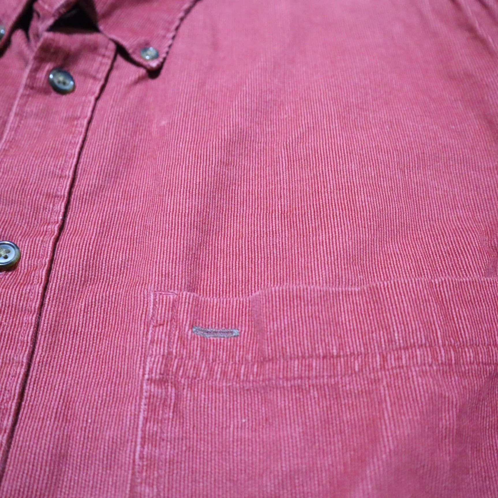 Izod IZOD Shirt Red Long Sleeve Button-Up 100% Cotton Adult Men's Size M Medium Size US M / EU 48-50 / 2 - 3 Thumbnail