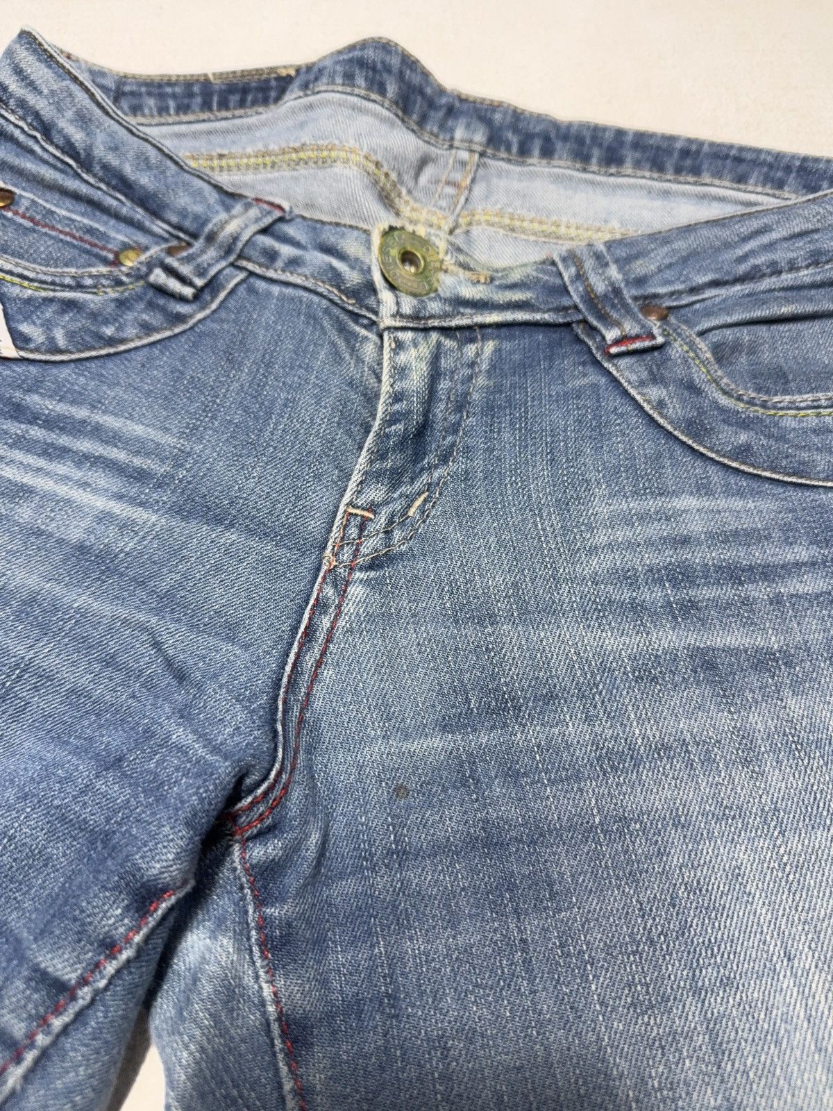Diesel 90s Retro Y2K Diesel Industry Y2K Bootcut Flared Jeans Denim Size 30" / US 8 / IT 44 - 8 Thumbnail