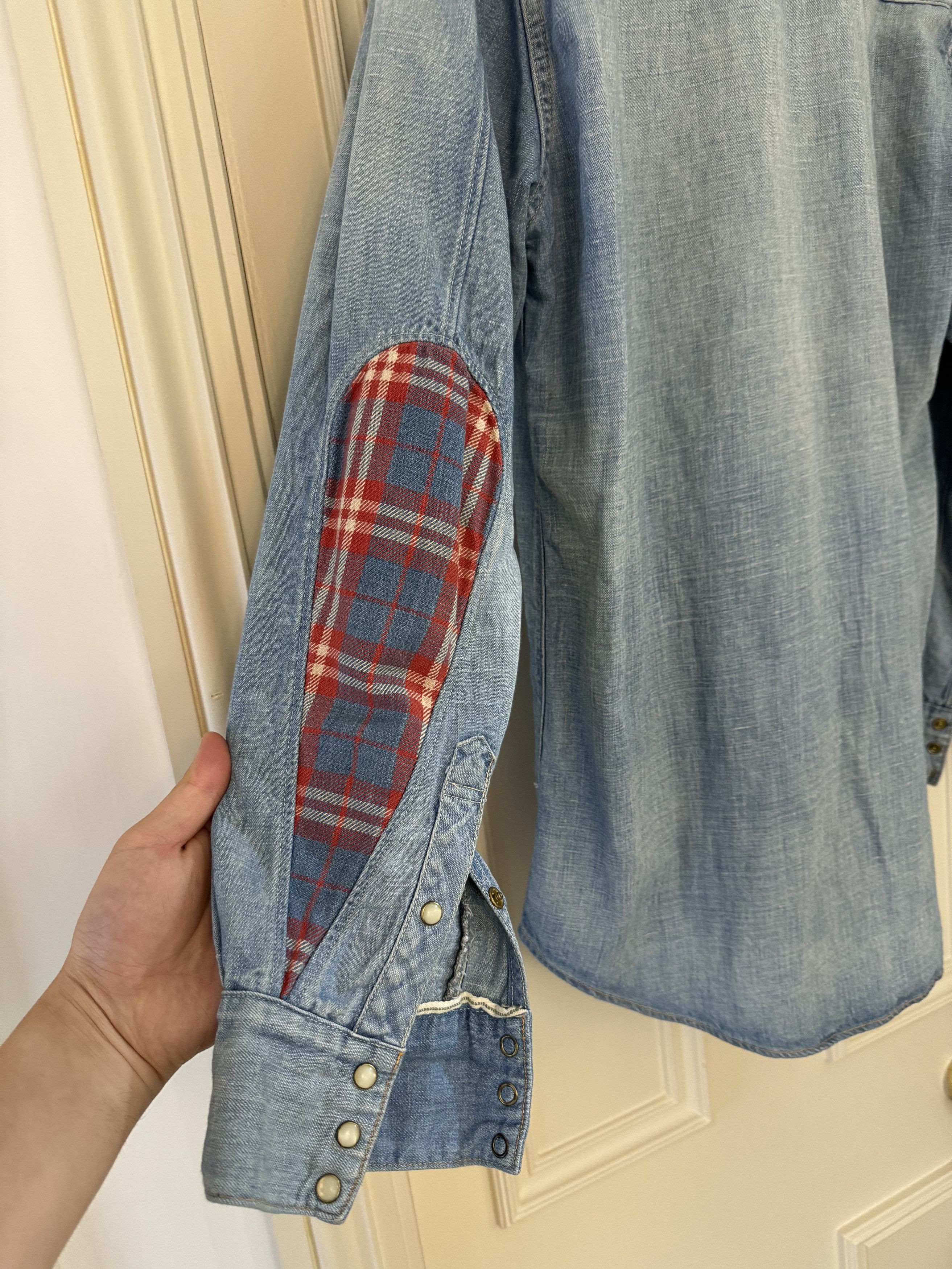 Visvim Social Sculpture Albacore Selvedge Denim Shirt Size US L / EU 52-54 / 3 - 5 Thumbnail