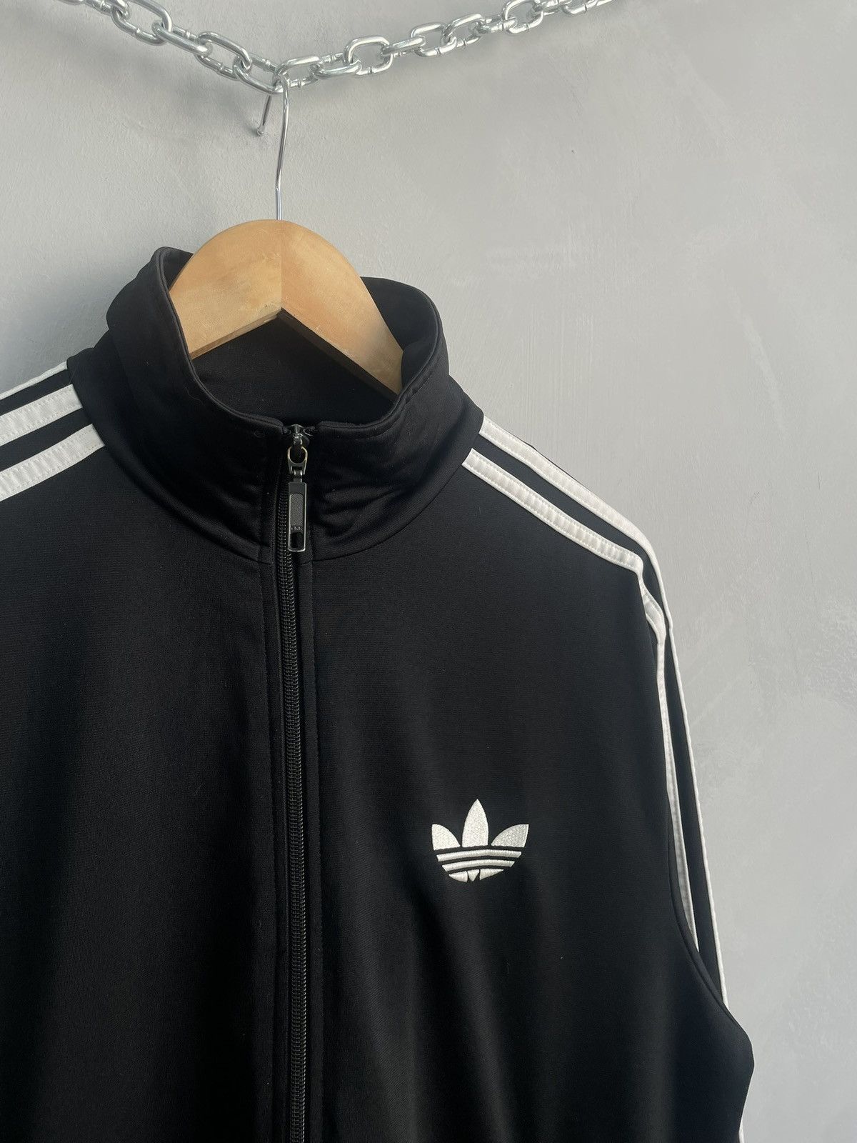 Adidas Vintage Y2K-3 style ripped adidas y2k sweatshirt zipper Size US M / EU 48-50 / 2 - 2 Thumbnail