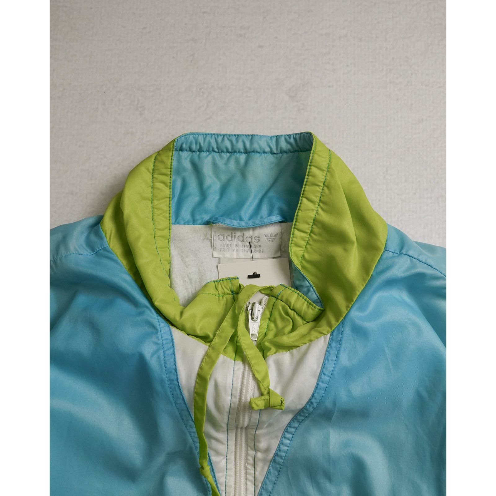 Adidas Vintage 90s Adidas Blue Windbreaker - Women's Medium Size M / US 6-8 / IT 42-44 - 3 Thumbnail