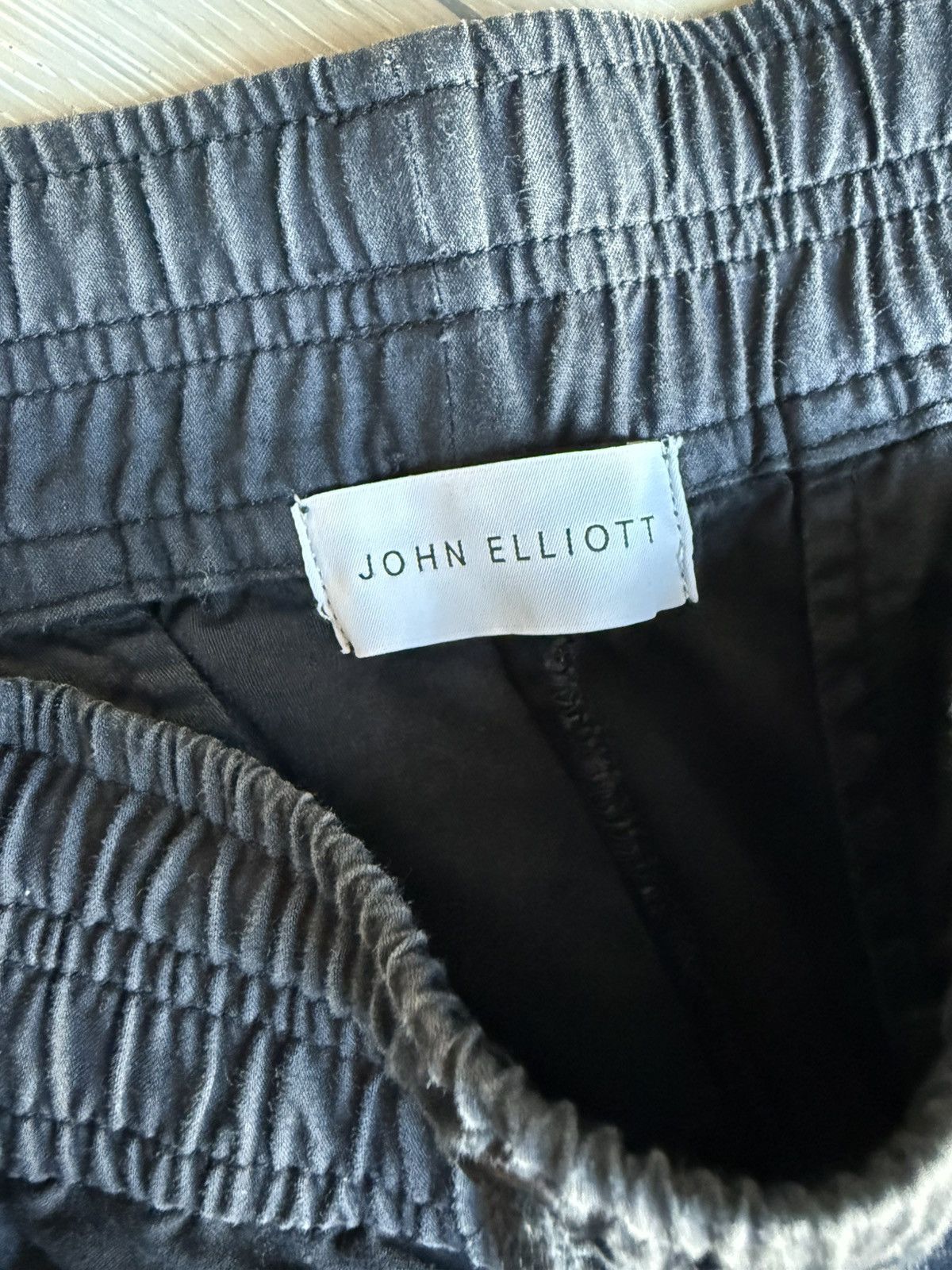 John Elliott John Elliott Back Sateen Cargo Pant- Black Size US 31 - 3 Thumbnail
