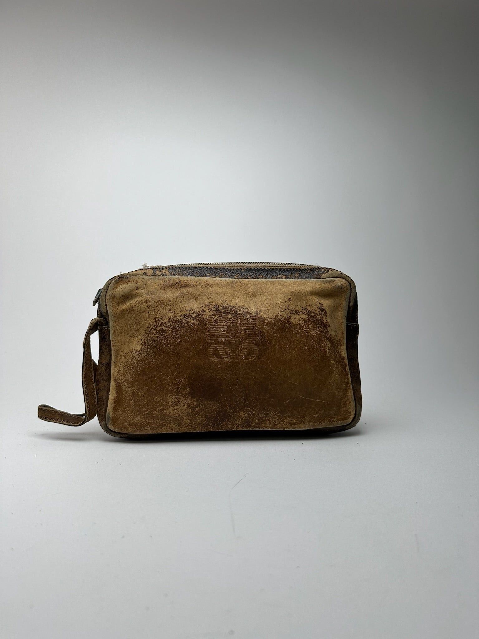 Loewe Vintage Madrid Leather Clutch Brown Size ONE SIZE - 1 Thumbnail